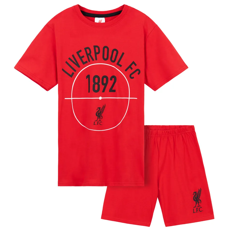liverpool-fc-pyjama-court-gar-on-coton-9-10-ans image 1