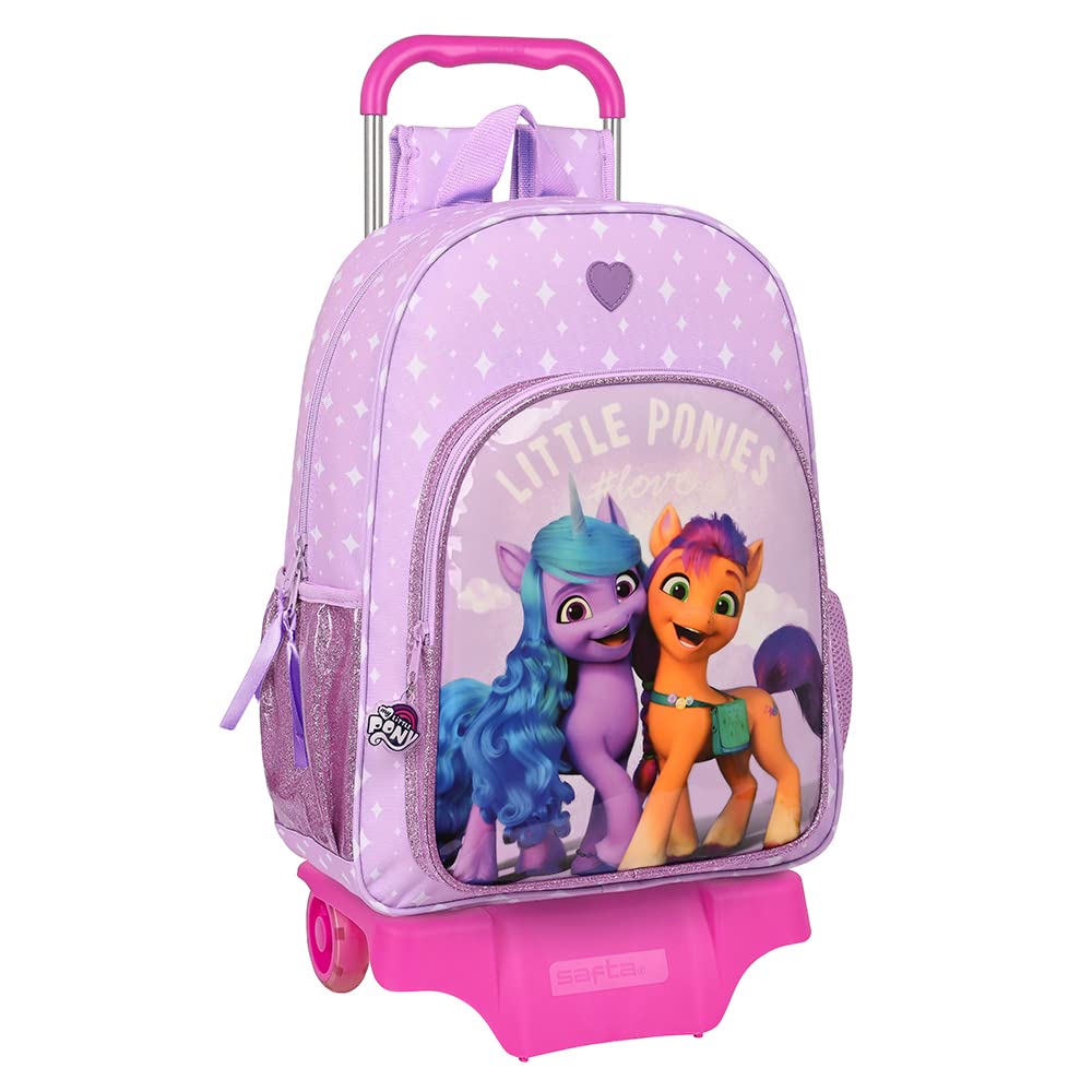 my-little-pony-sac-dos-roulettes-violet-enfant-42-cm image 1