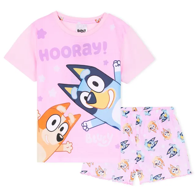 bluey-pyjama-enfant-short-2-pi-ces-coton-5-6-ans image 1