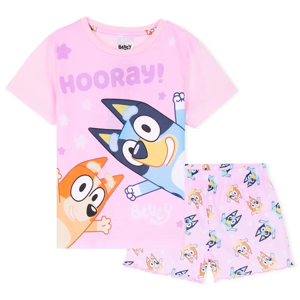 bluey-pyjama-enfant-short-2-pi-ces-coton-5-6-ans image 1