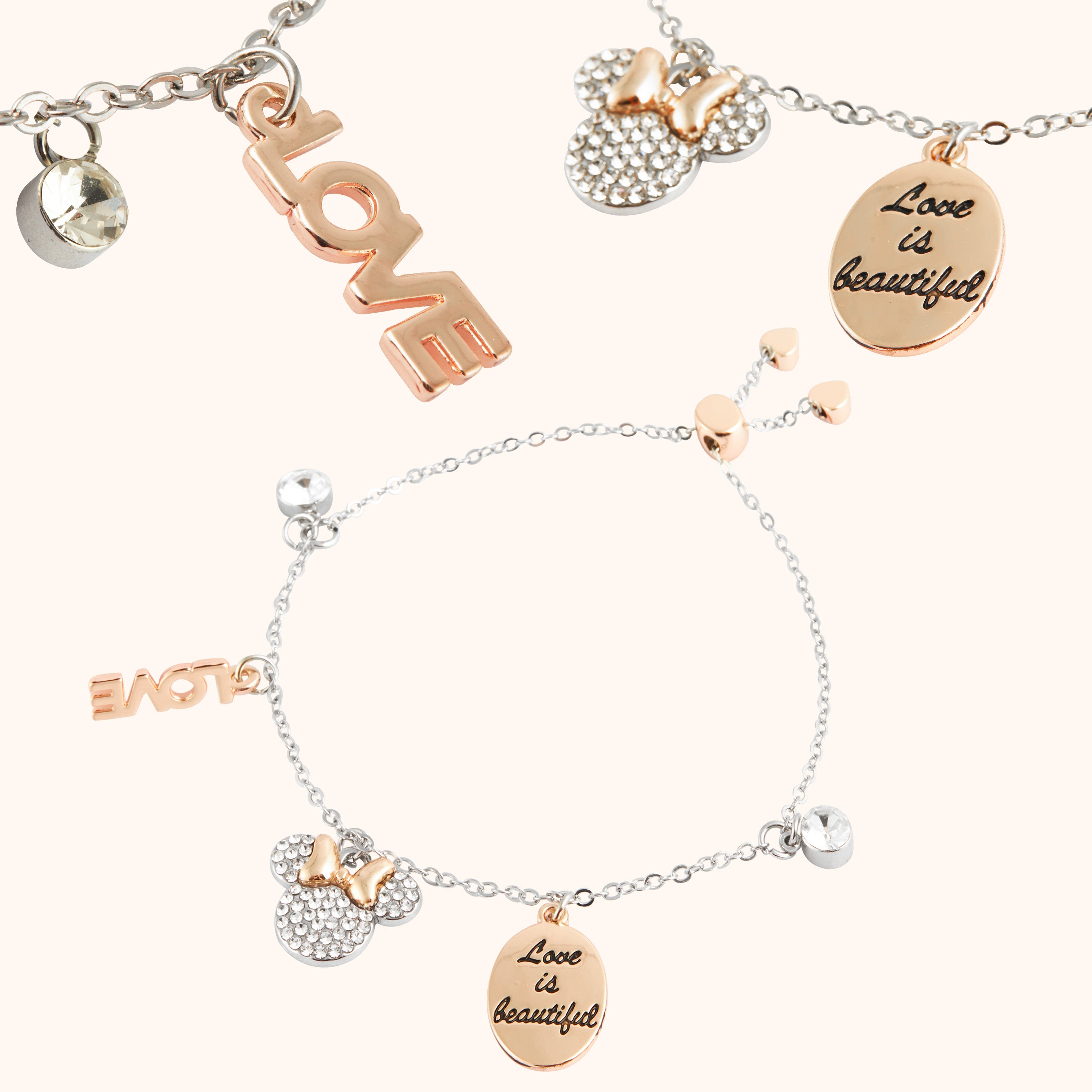 get-trend-disney-minnie-bracelet-fille-m-tal-dor image 4