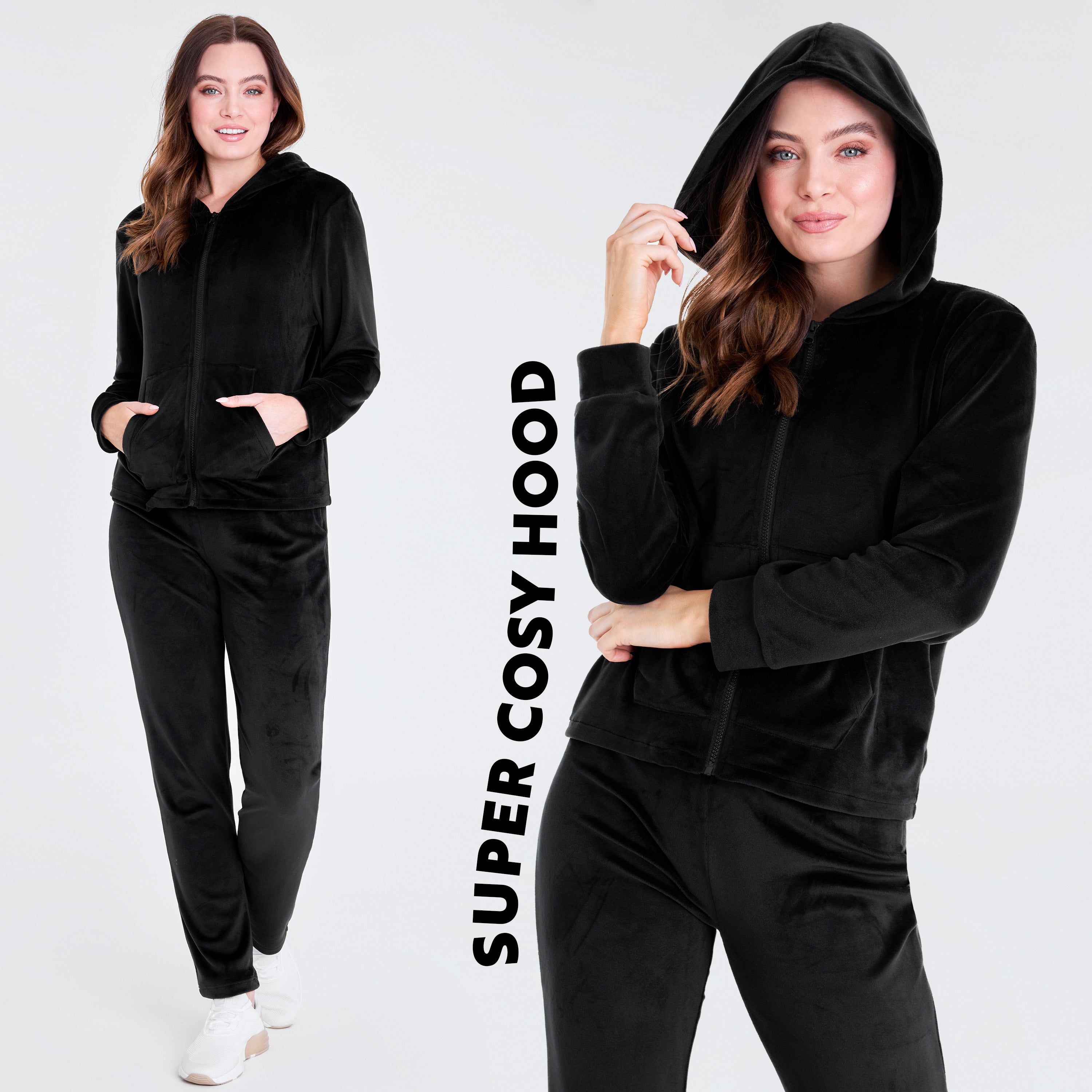 citycomfort-surv-tement-velours-femme-noir-2-pi-ces-capuche image 4