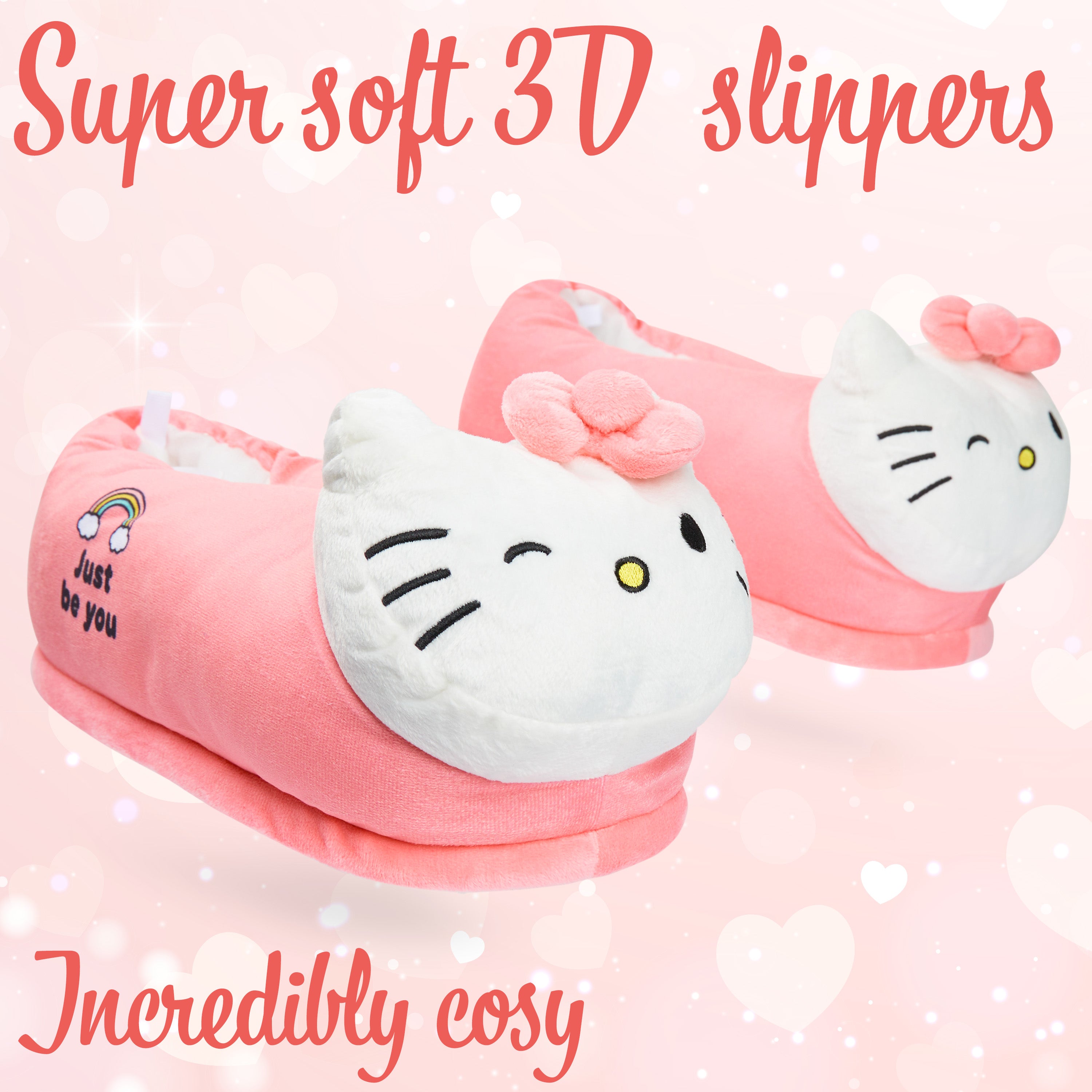 hello-kitty-pantoufles-femme-3d-peluche-antid-rapantes-pointure-4-5 image 2