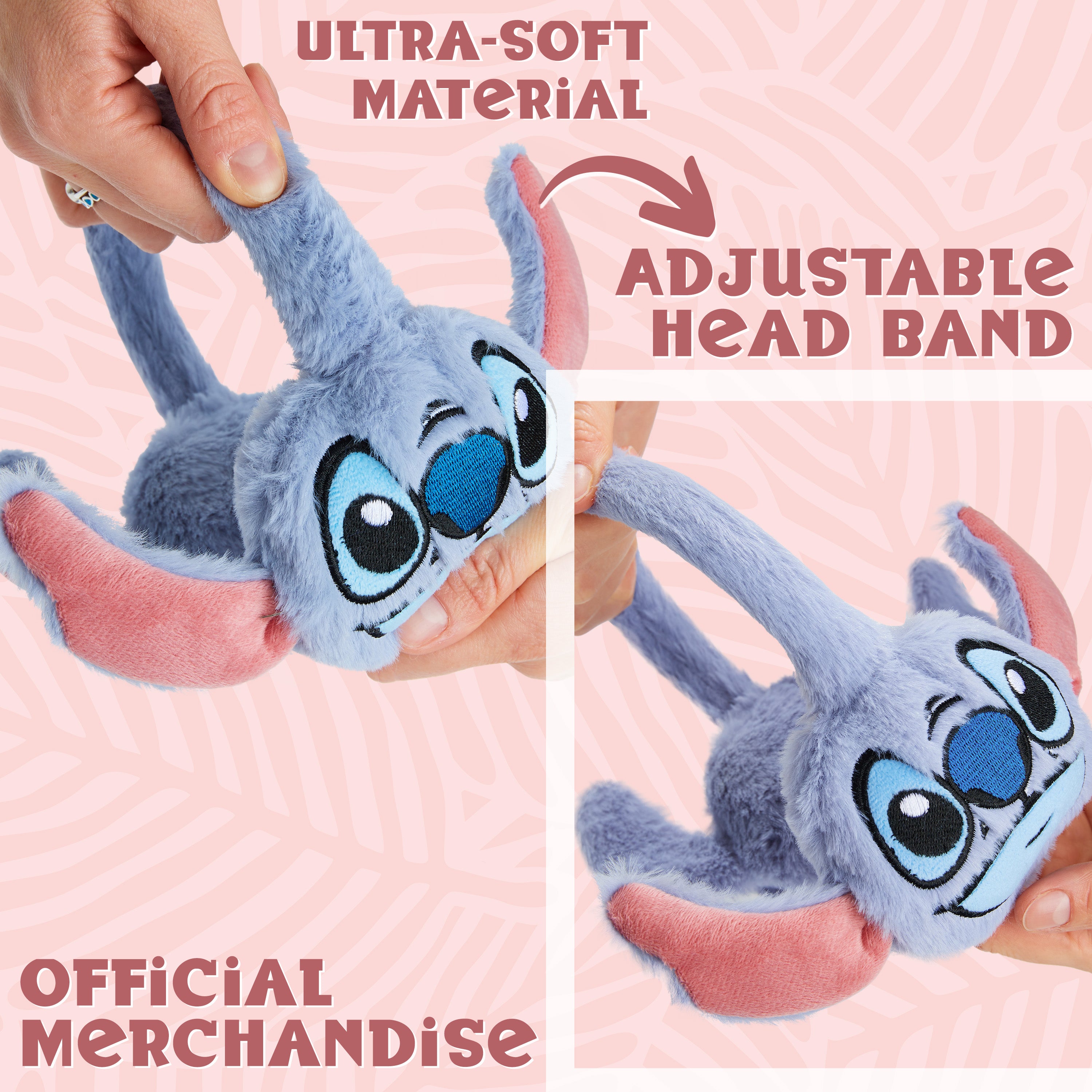 disney-stitch-cache-oreilles-fille-peluche-hiver image 6