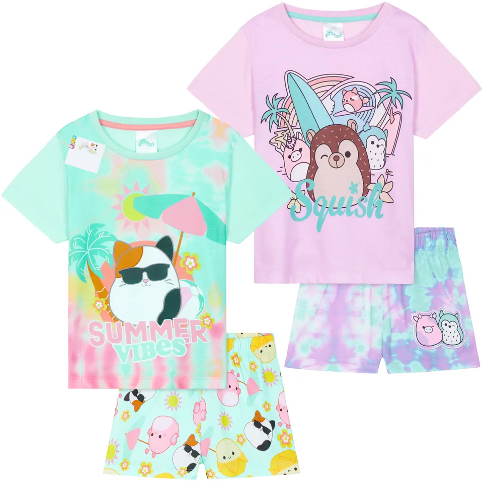 get-trend-girls-squishmallows-pyjama-fille-manche-courte-lot-de-2 image 1