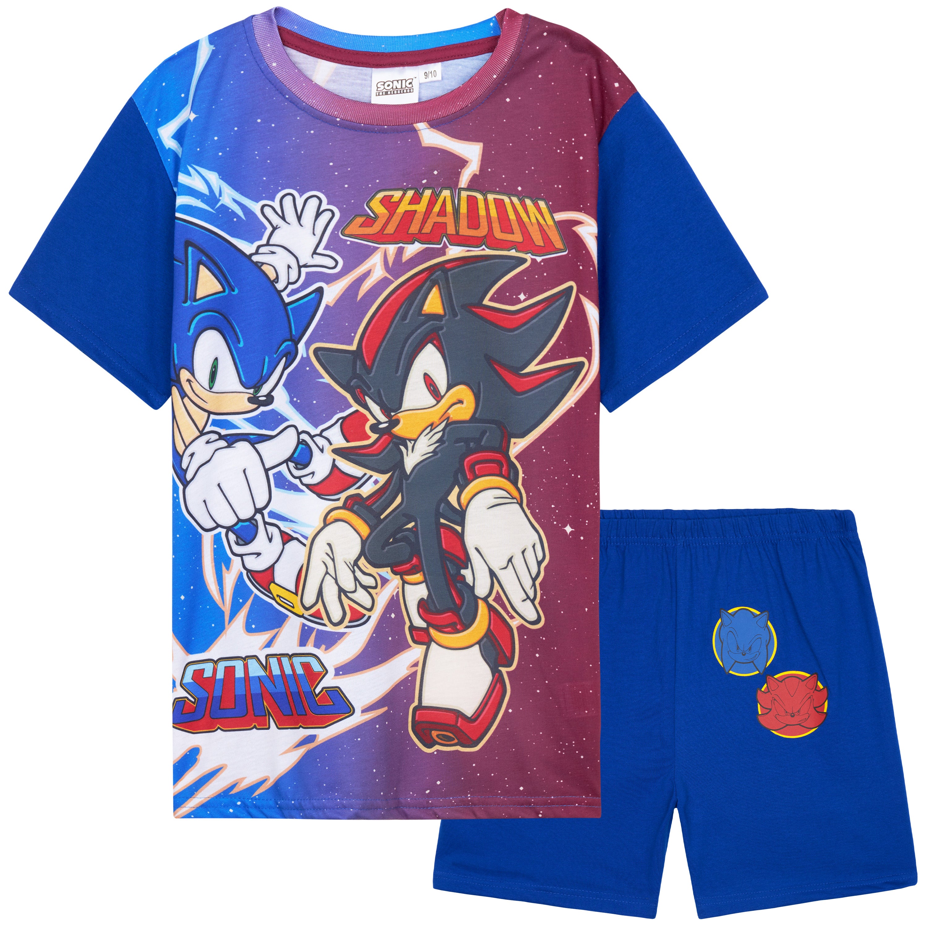 sonic-pyjama-short-gar-on-t-l-ger-7-8-ans image 1