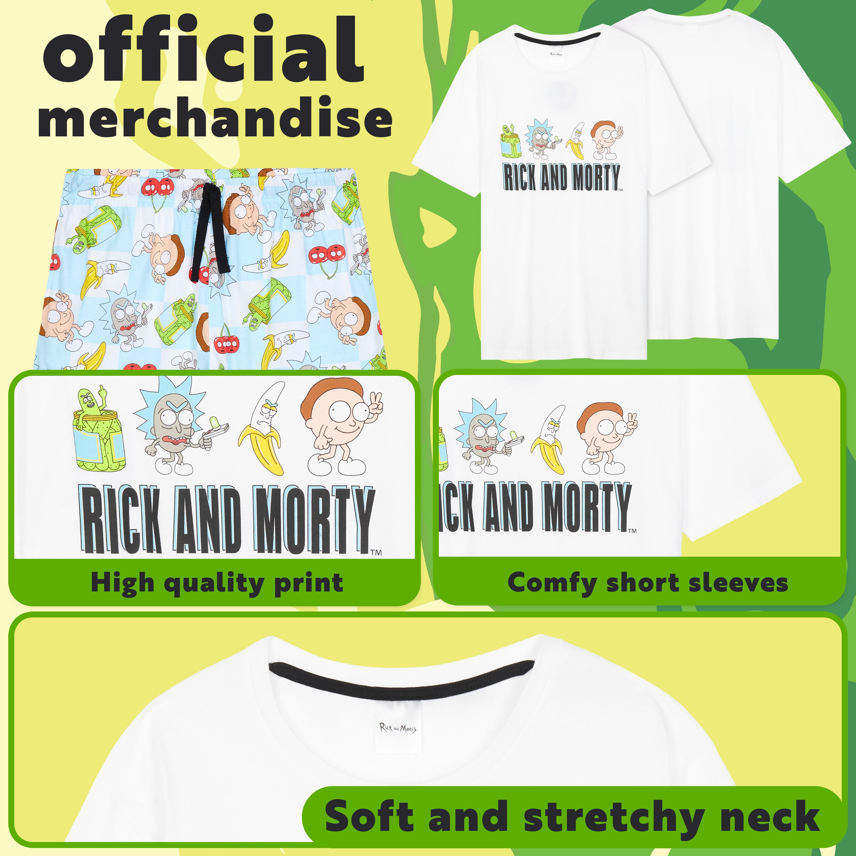 get-trend-rick-and-morty-pyjama-homme-short-taille-l-t image 4