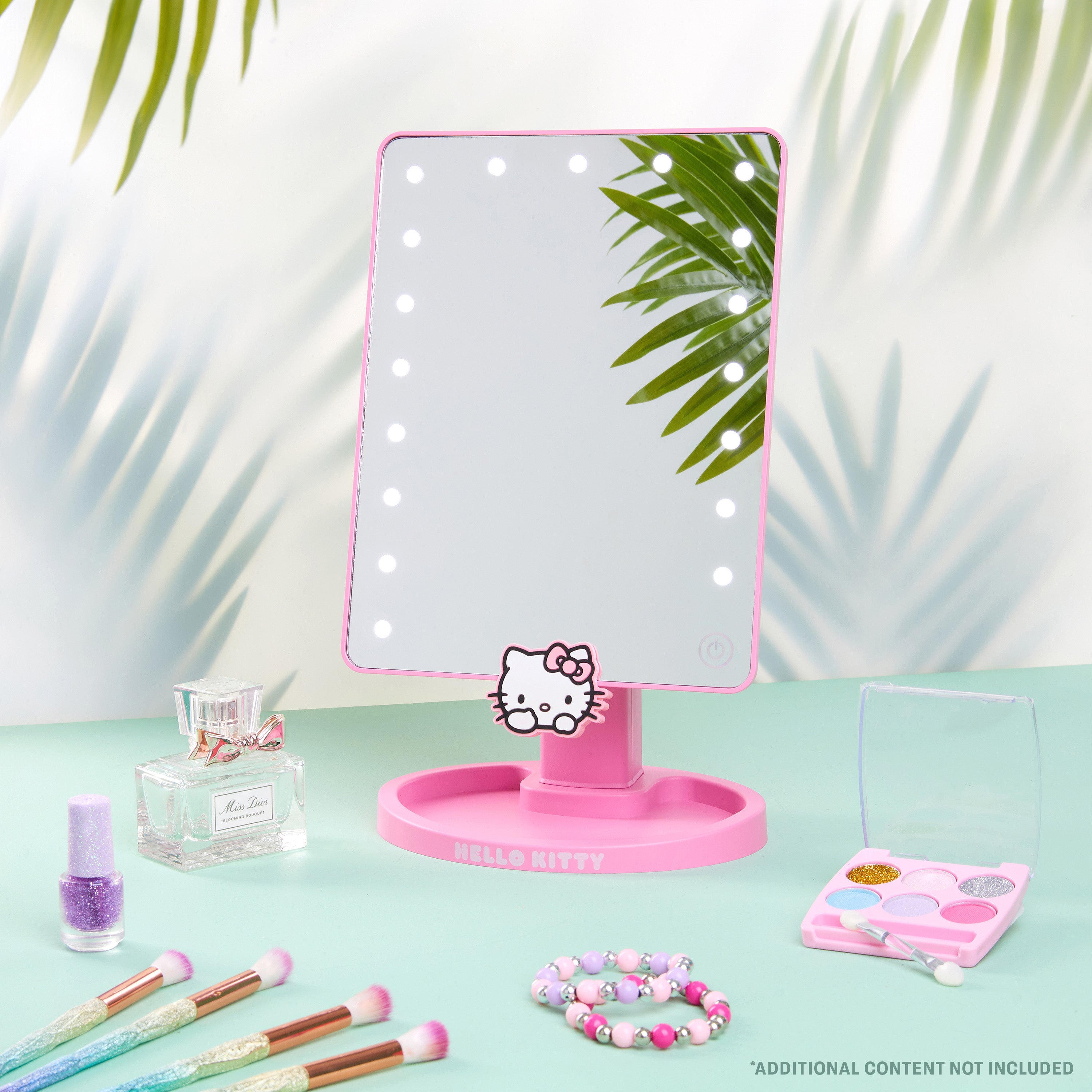 hello-kitty-miroir-led-table-maquillage-avec-plateau-cadeau-fille image 2