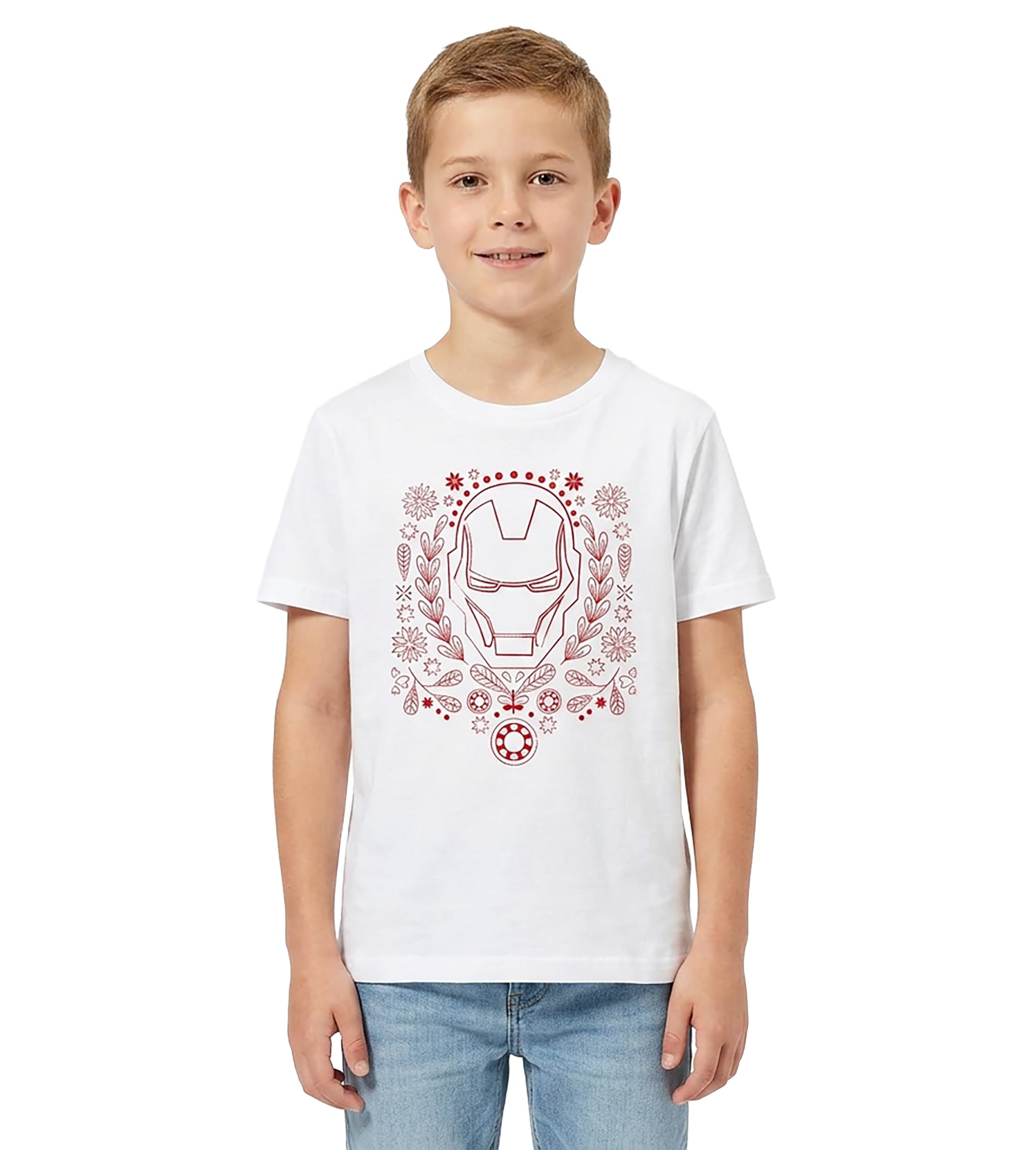 marvel-bomarcots184-t-shirt-gar-on-blanc-6-ans-coton image 1
