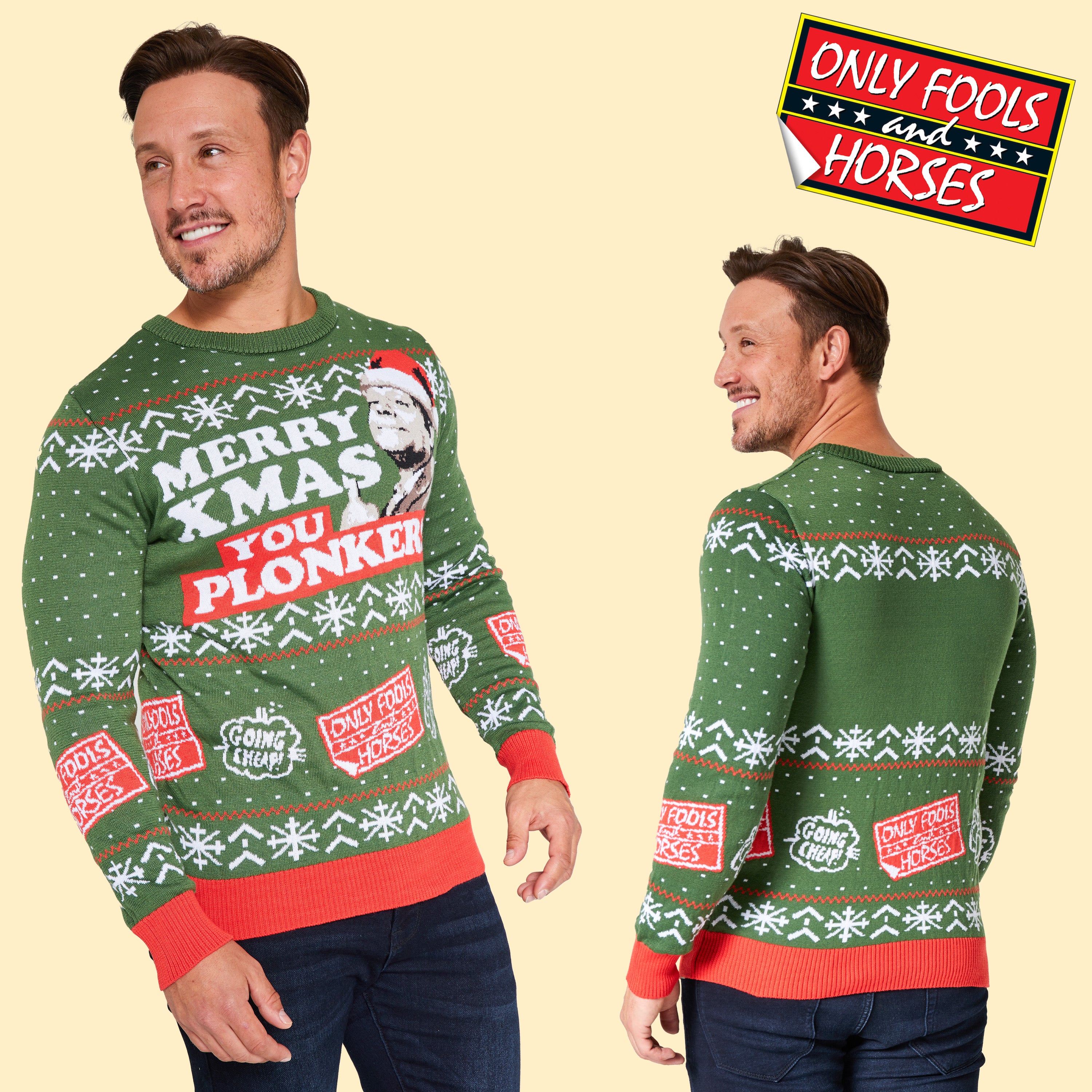 only-fools-and-horses-pull-de-no-l-homme-vert-m-2xl image 5