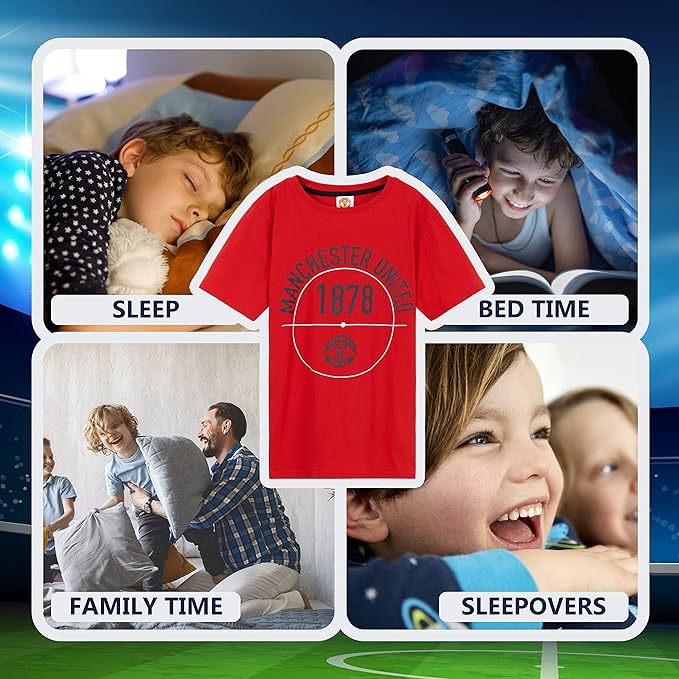 manchester-united-pyjama-gar-on-foot-short-t image 4