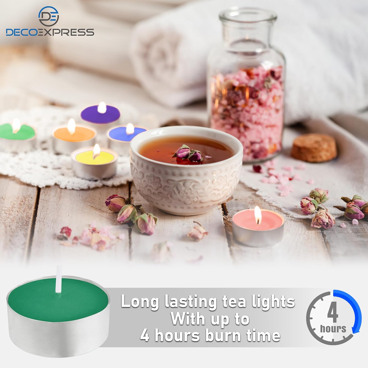get-trend-deco-express-bougies-chauffe-plat-lot-24-4-heures-blanches image 5