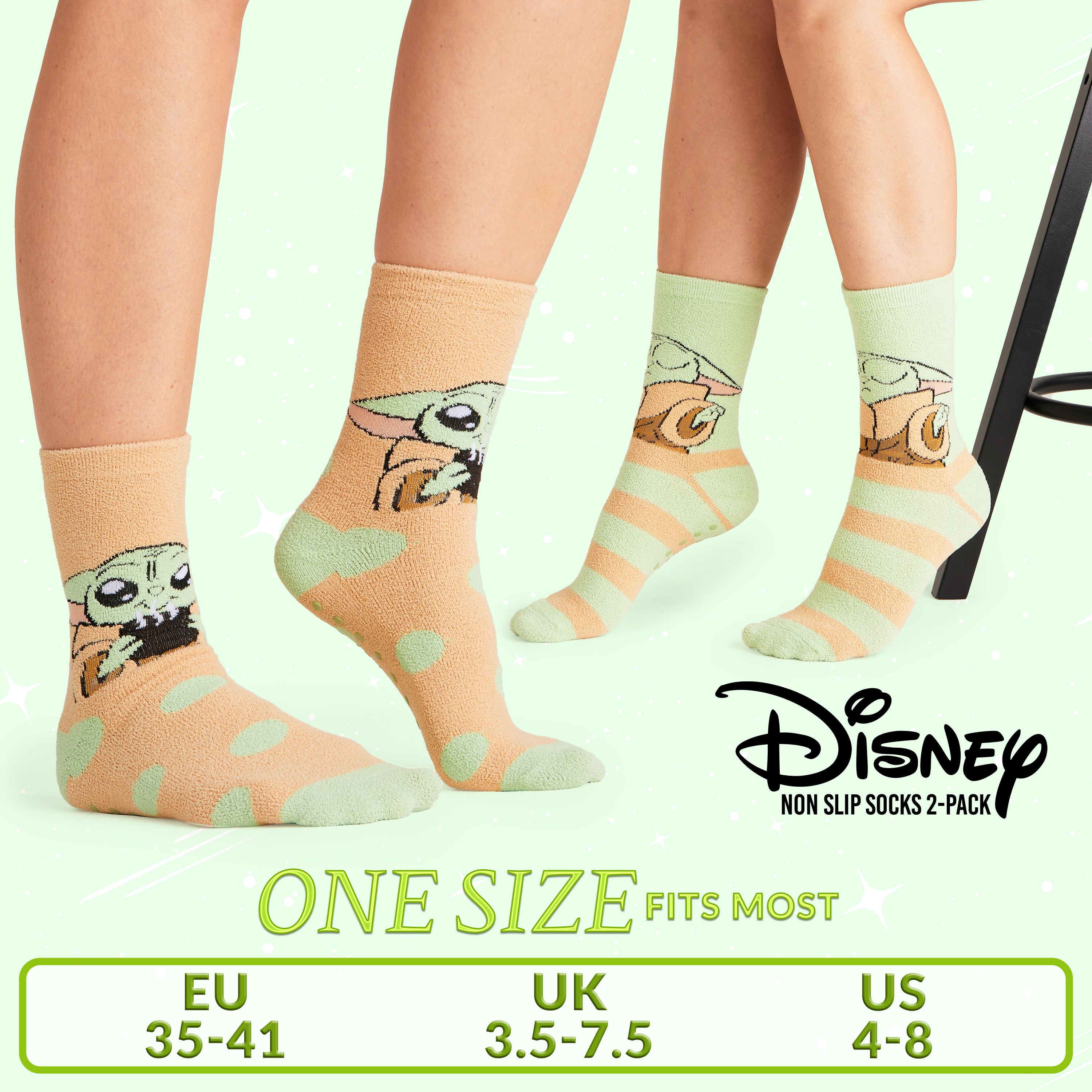 disney-baby-yoda-chaussettes-pilou-femme-lot-2-fluffy-chaudes image 6