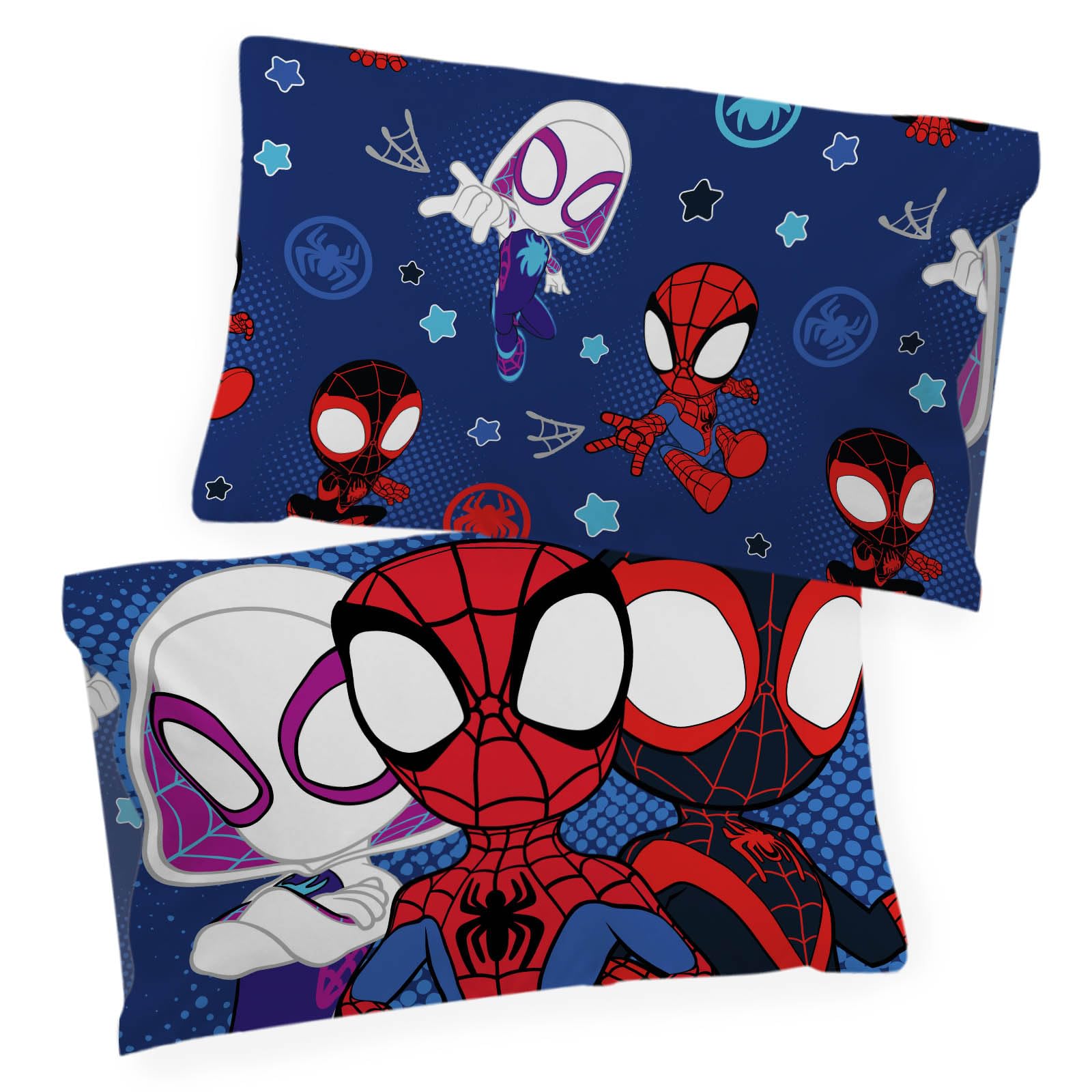 marvel-spidey-et-ses-amis-parure-de-lit-coton-bleu-140x200 image 4