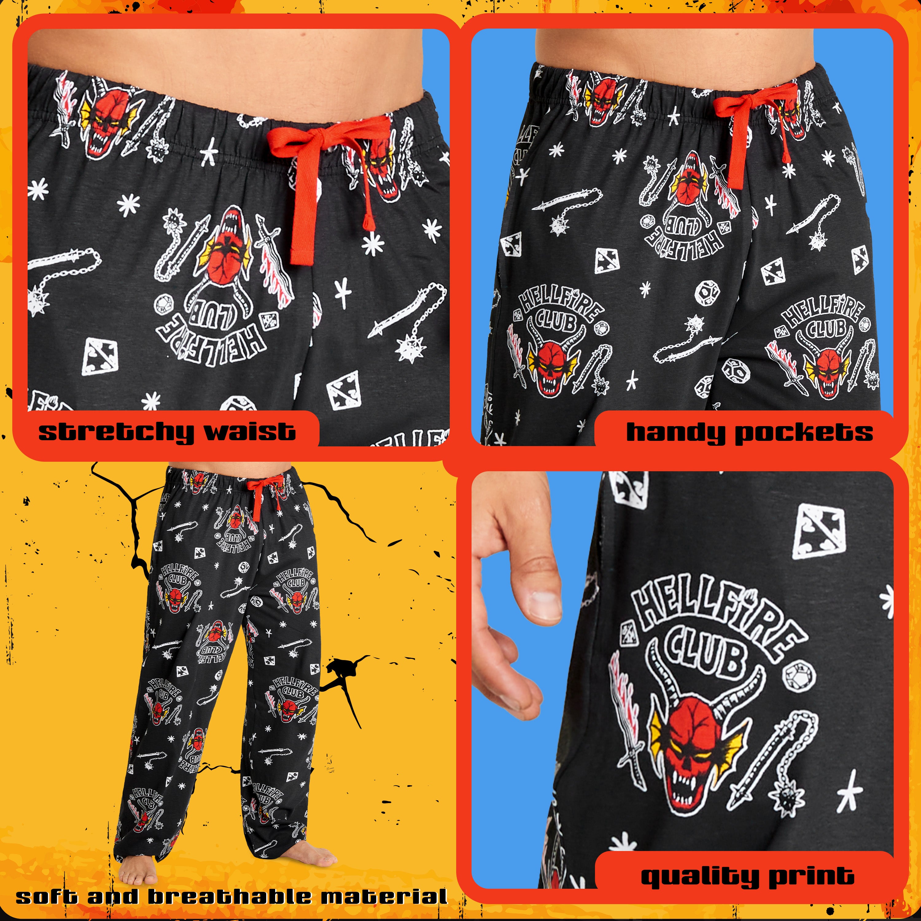 stranger-things-bas-de-pyjama-homme-100-coton image 4