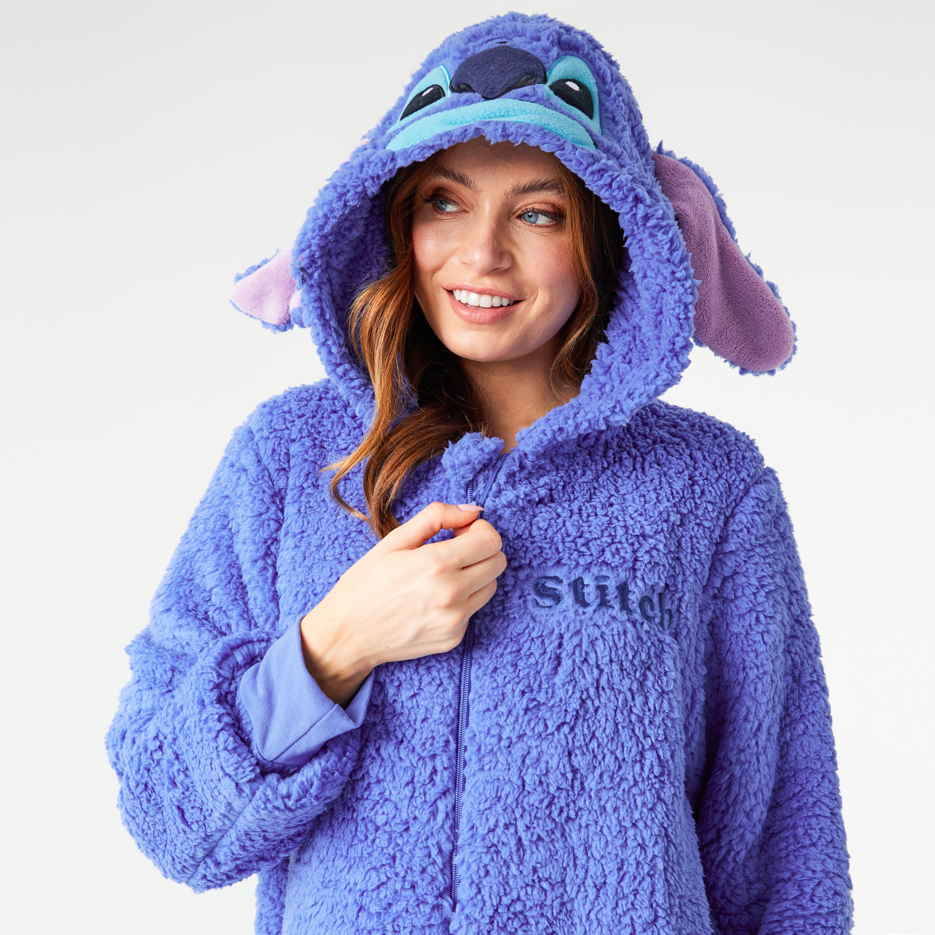 get-trend-stitch-grenouill-re-polaire-bleue-capuche image 3