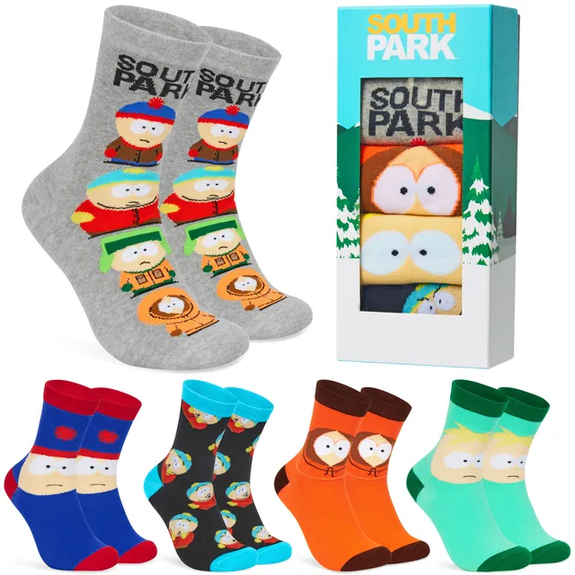 south-park-chaussettes-homme-coton-mi-mollet-lot-5 image 1