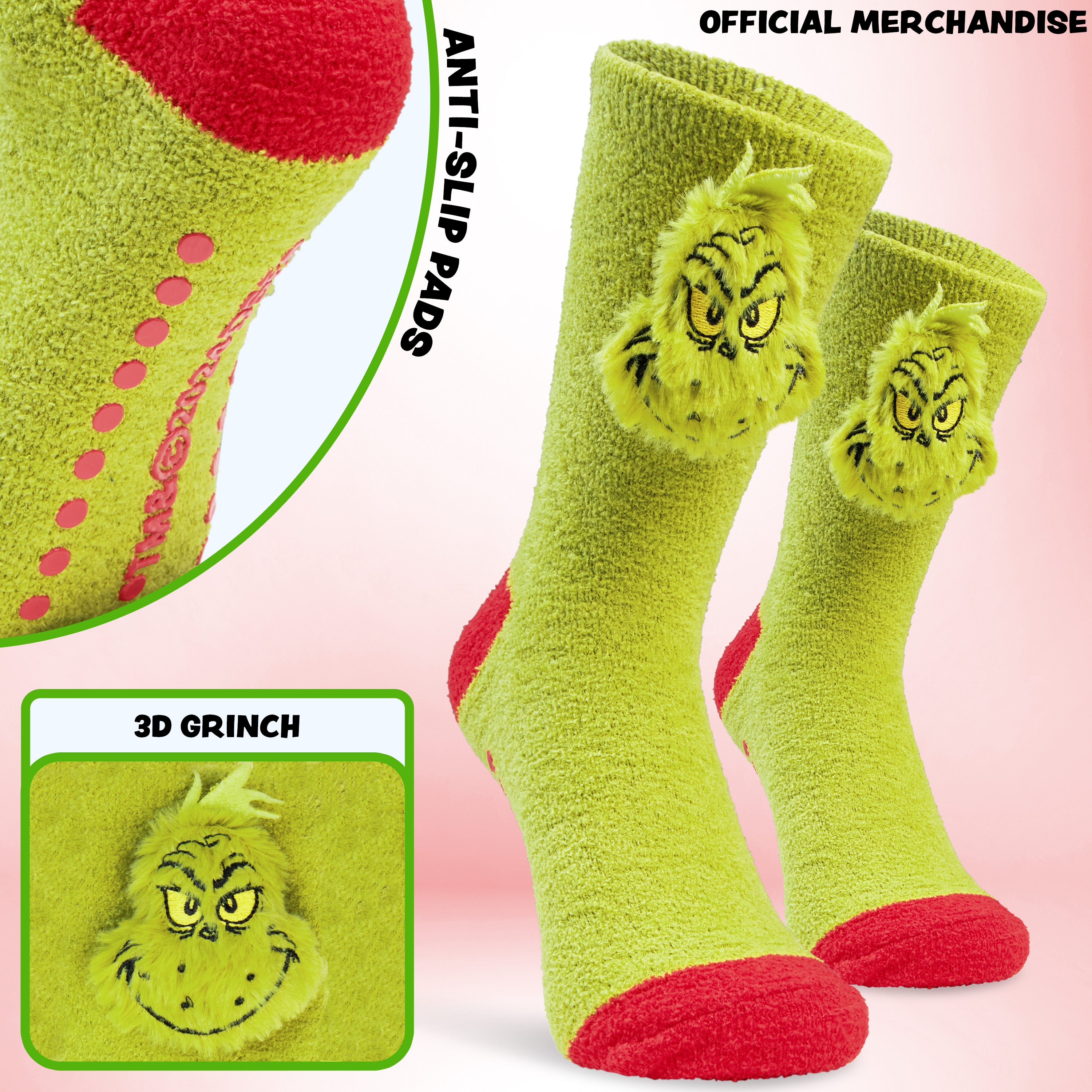 get-trend-men-grinch-chaussettes-pilou-homme-antides-noires-fer-ituo39in-une-adu image 3