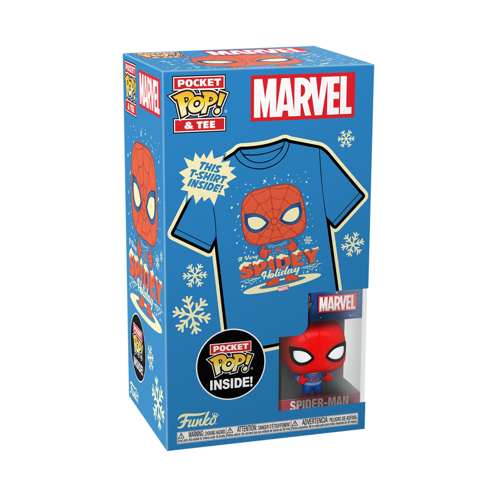 funko-pocket-pop-tee-holiday-spiderman-t-shirt-xl-figurine image 1