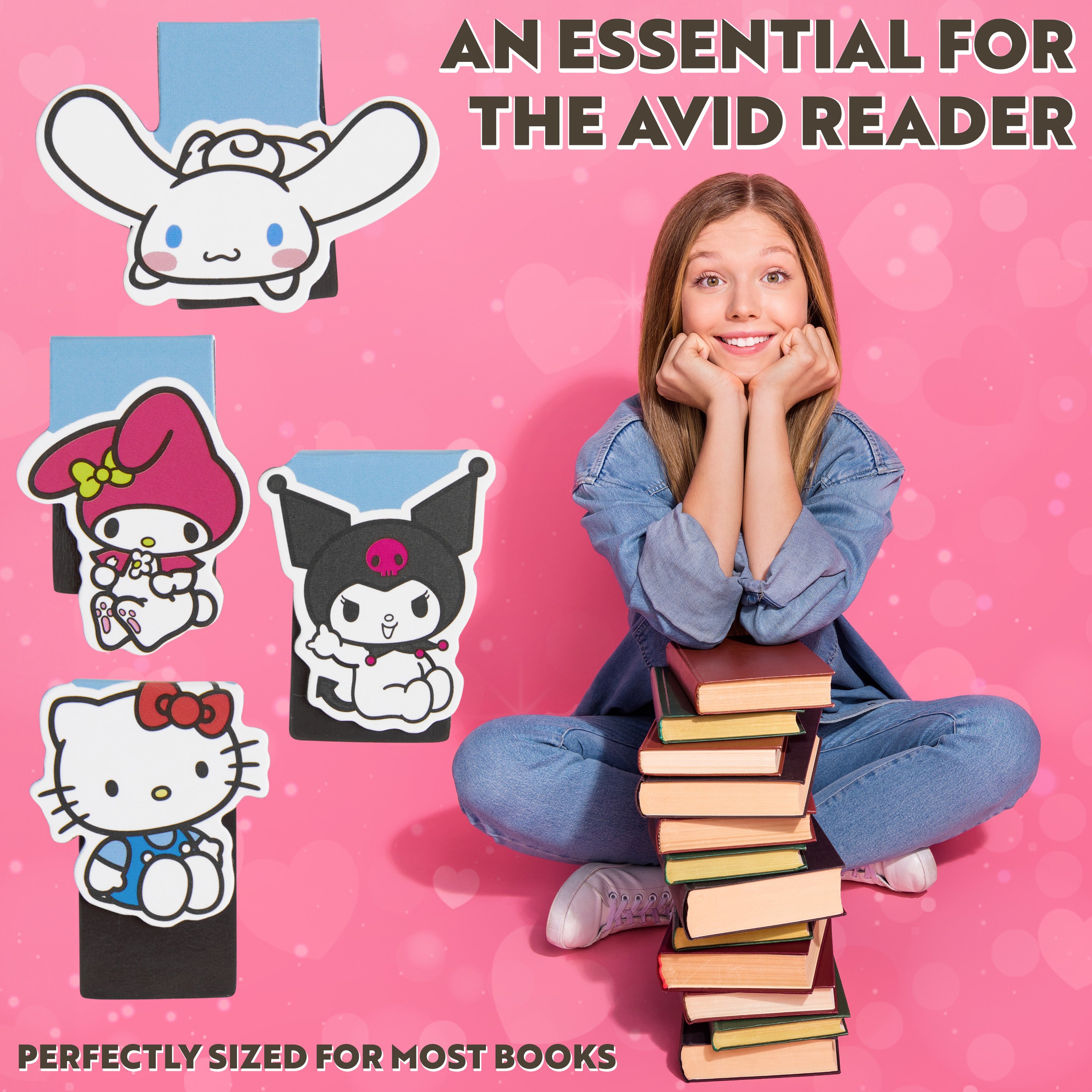 hello-kitty-marque-pages-magn-tiques-lot-4-kawaii image 6