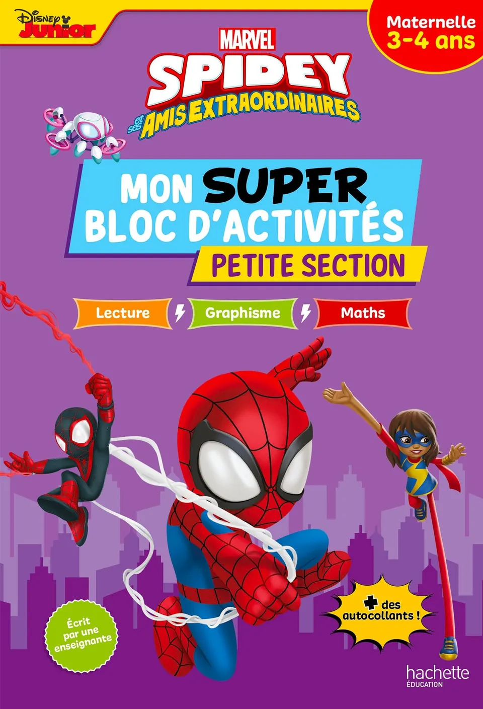 marvel-spidey-mon-super-bloc-activit-s-petite-section-3-4-ans image 1