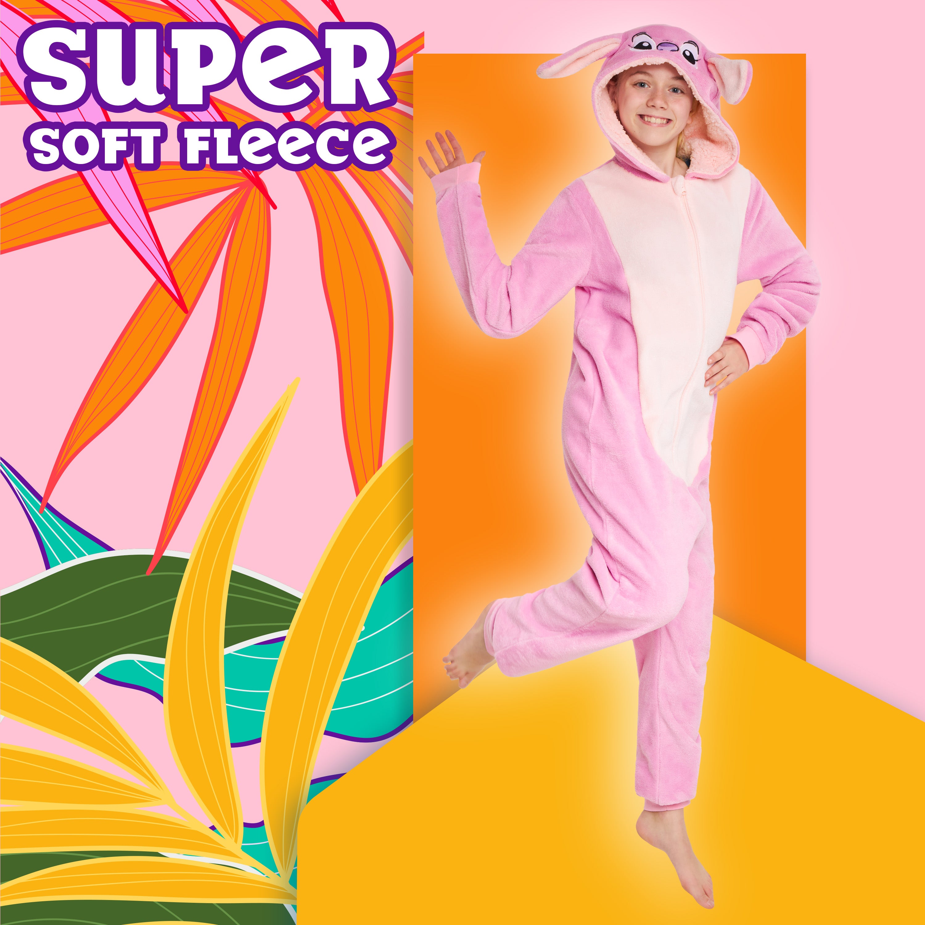 disney-angel-combinaison-pyjama-fille-7-8-ans-polaire image 2
