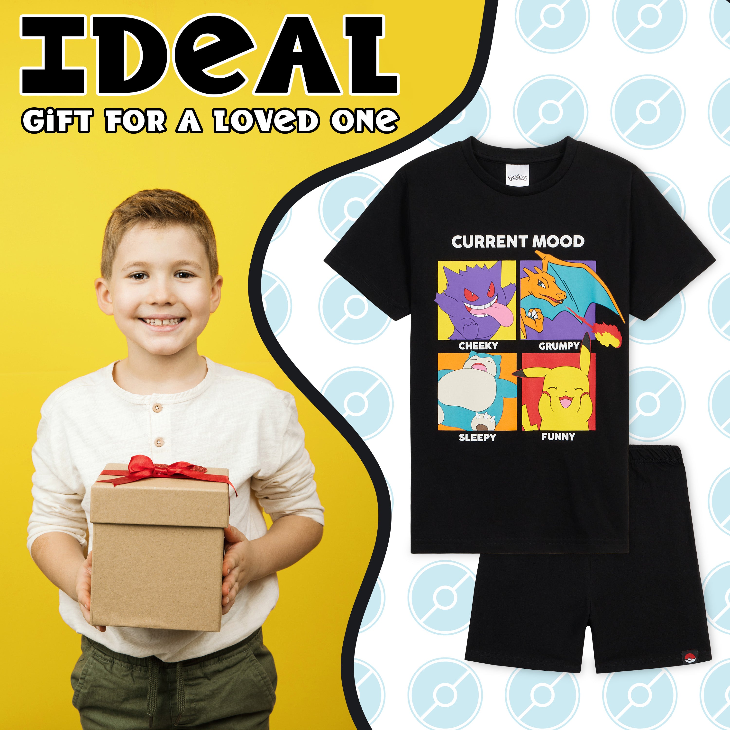 pok-mon-pyjama-court-gar-on-short-et-t-shirt-pikachu image 3
