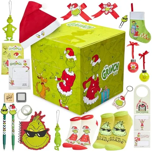 grinch-calendrier-de-l-avent-2025-24-surprises-femme image 1