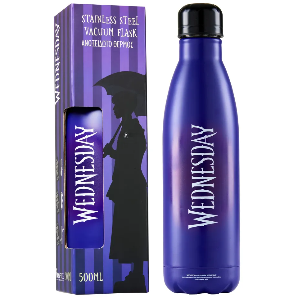 wednesday-gourde-isotherme-inox-500-ml-wednesday-addams image 1