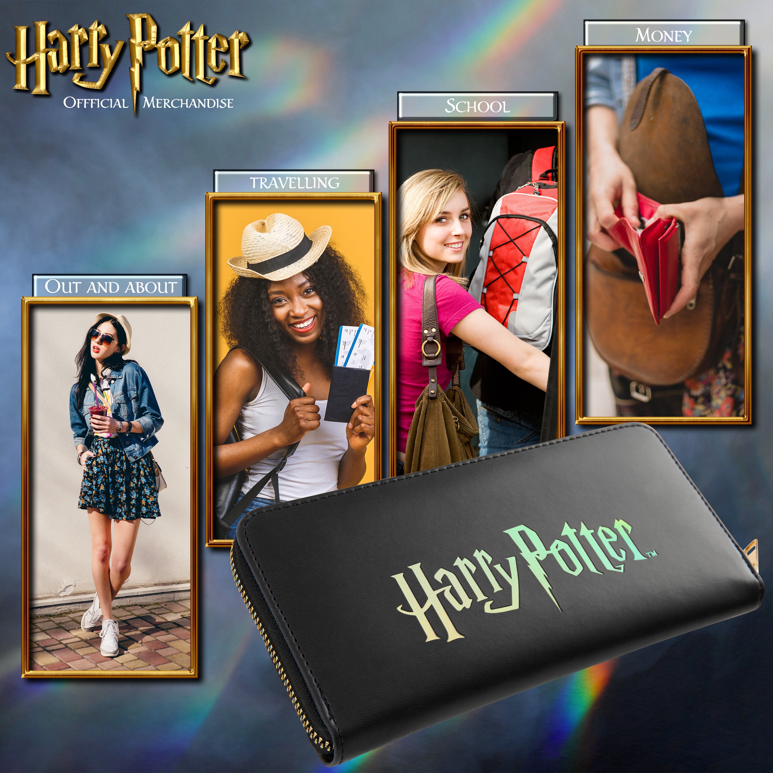 harry-potter-porte-monnaie-femme-zip-porte-cartes-officiel image 4