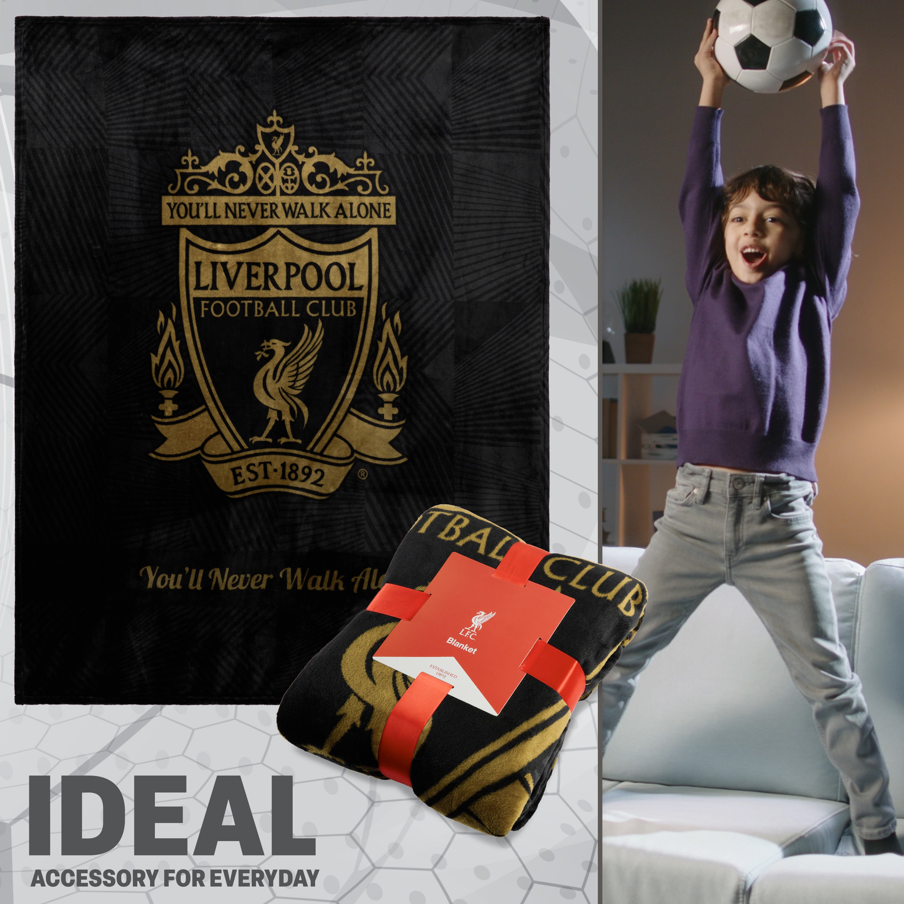 liverpool-fc-plaid-polaire-noir-125x150-cm image 5