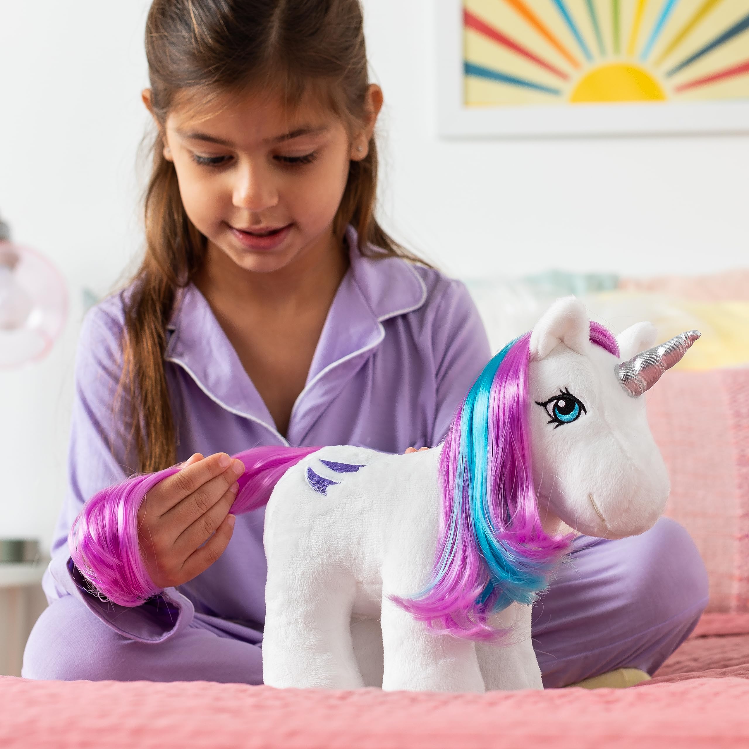 my-little-pony-classics-glory-peluche-licorne-22-cm-40e-anniversaire image 3
