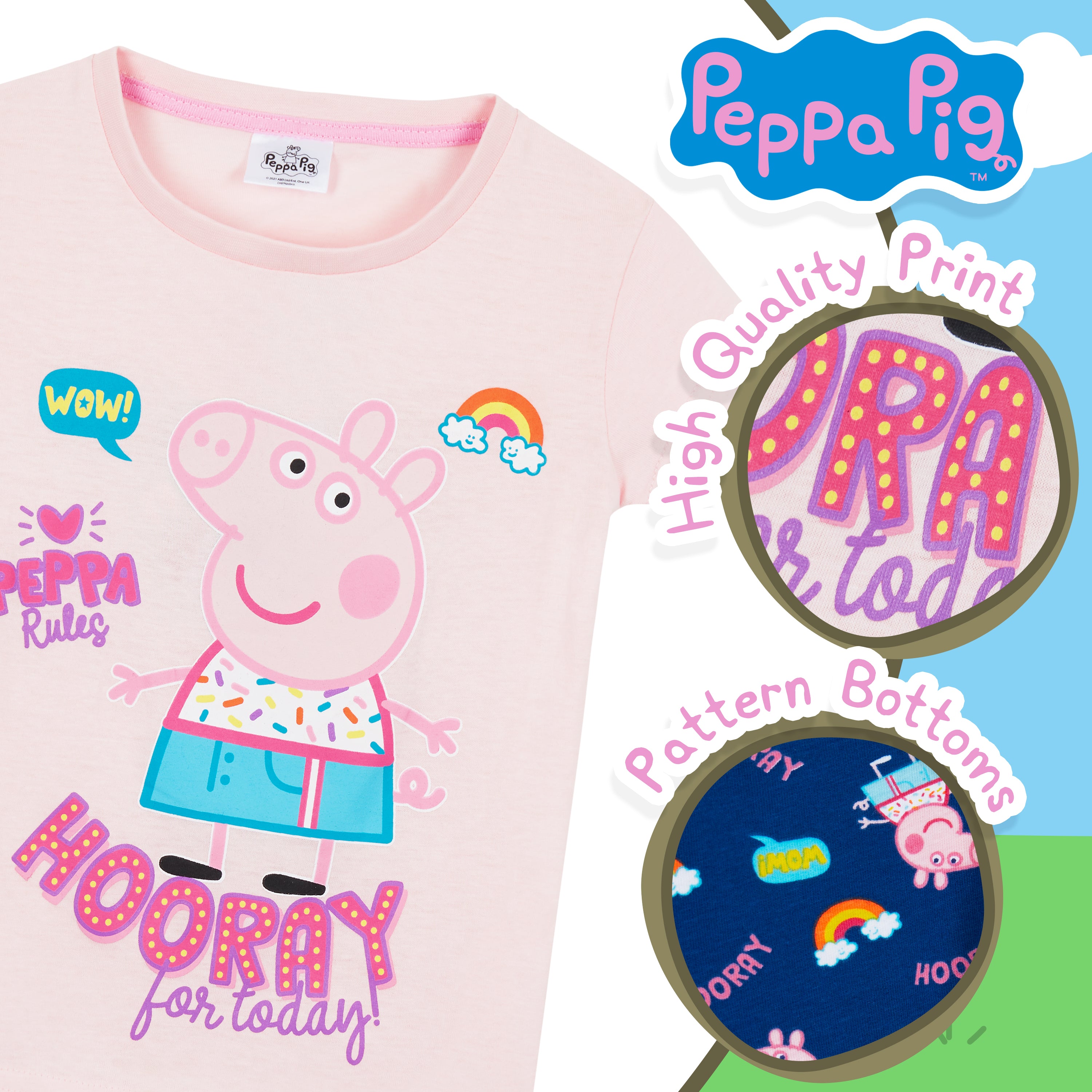 get-trend-peppa-pig-pyjama-fille-4-5-ans-coton-2-pi-ces image 2