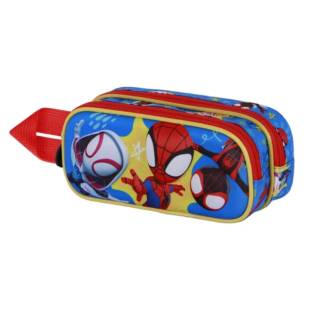 marvel-spiderman-amazing-trousse-3d-double-rouge-22-cm image 1