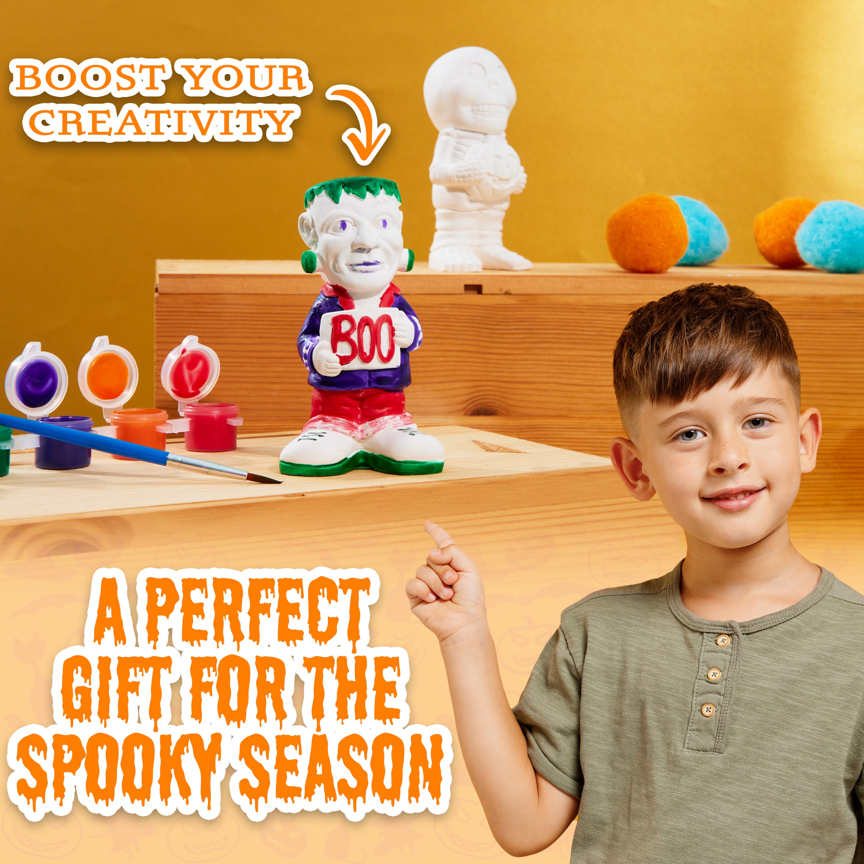 kreativekraft-kit-peinture-halloween-enfant-set-3-pl-tre image 4