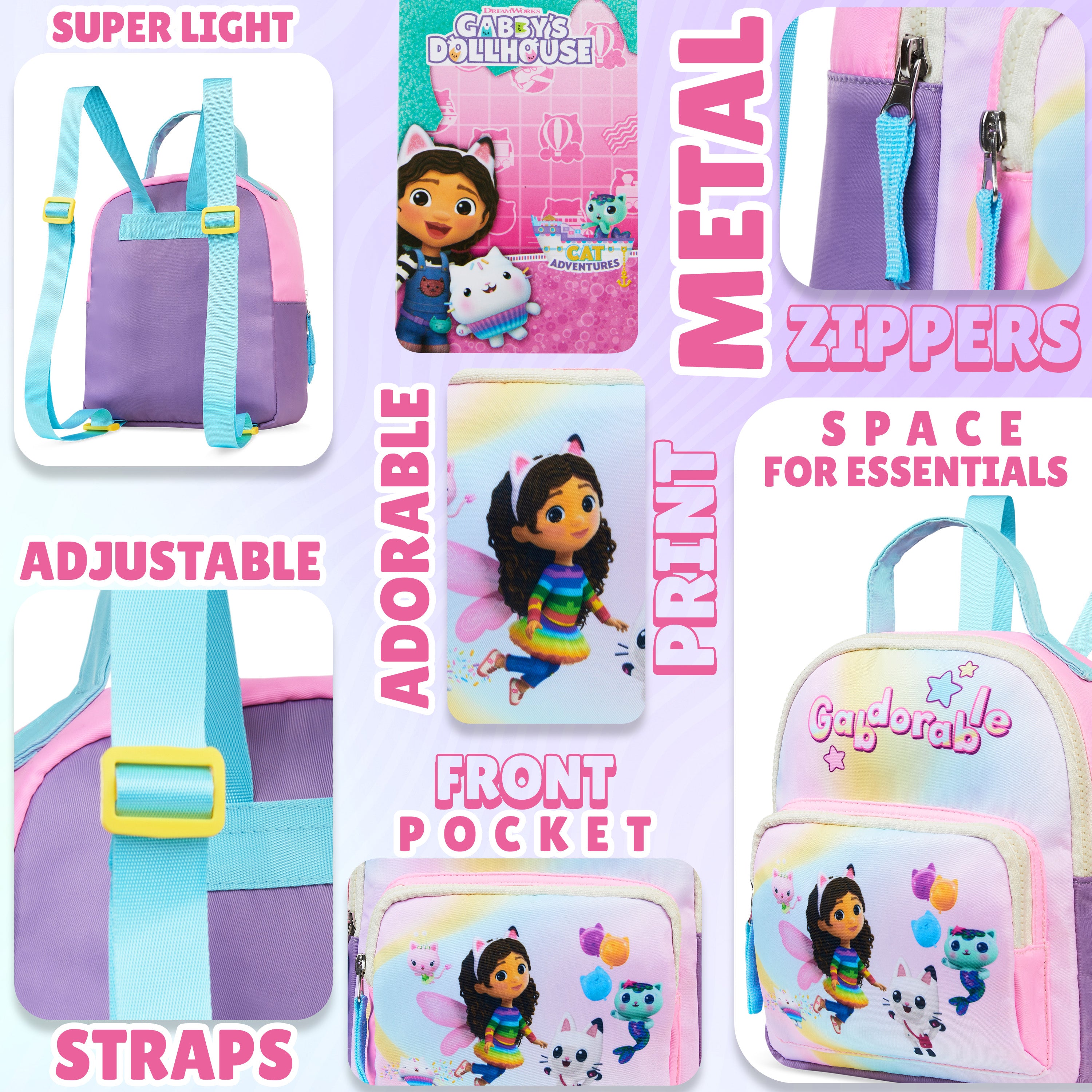 gabby-s-dollhouse-sac-dos-fille-petit-rucksack-l-ger image 4