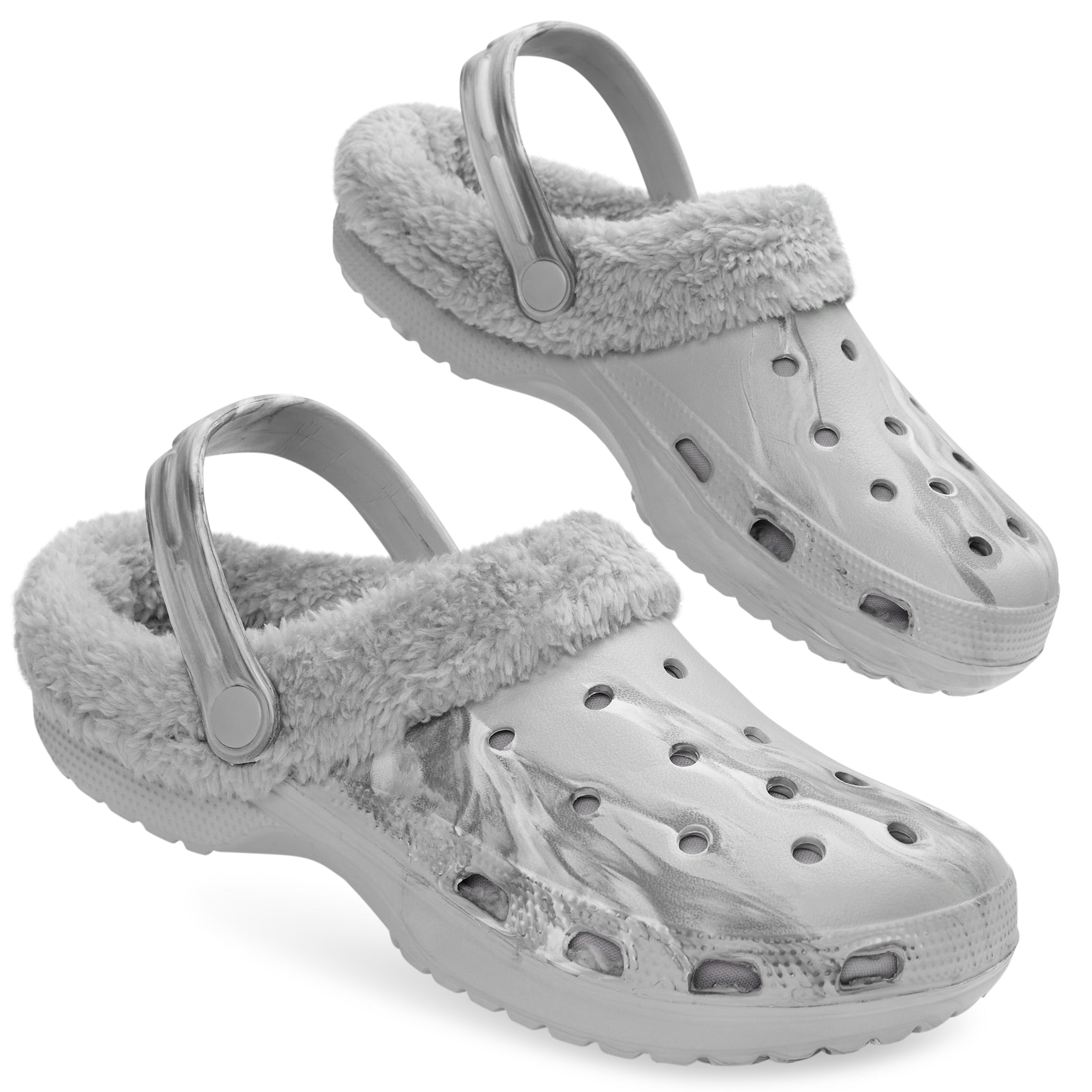 citycomfort-sabots-fourr-s-homme-bleu-marbr-43 image 7