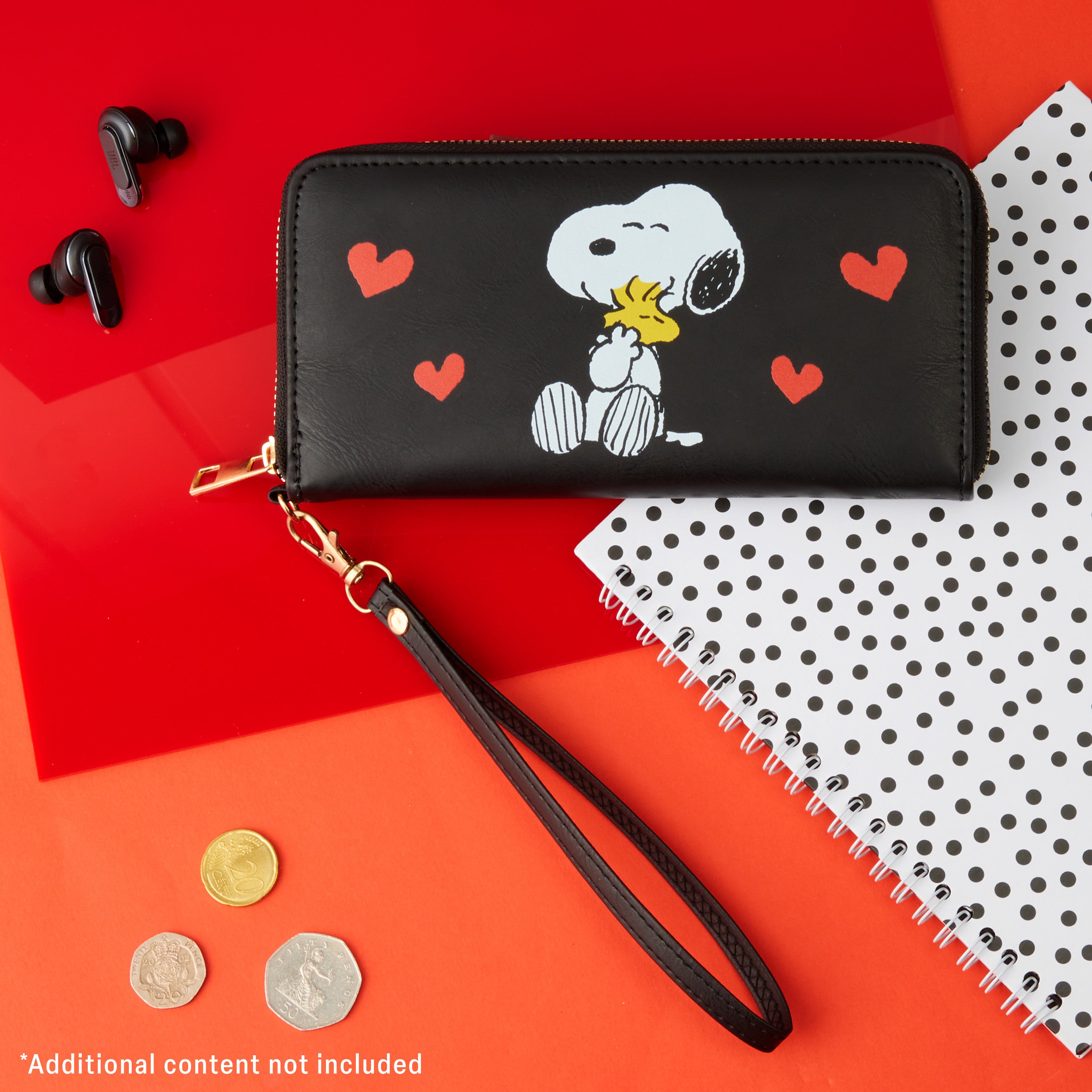 peanuts-snoopy-portefeuille-zip-femme-zipp-cartes image 2