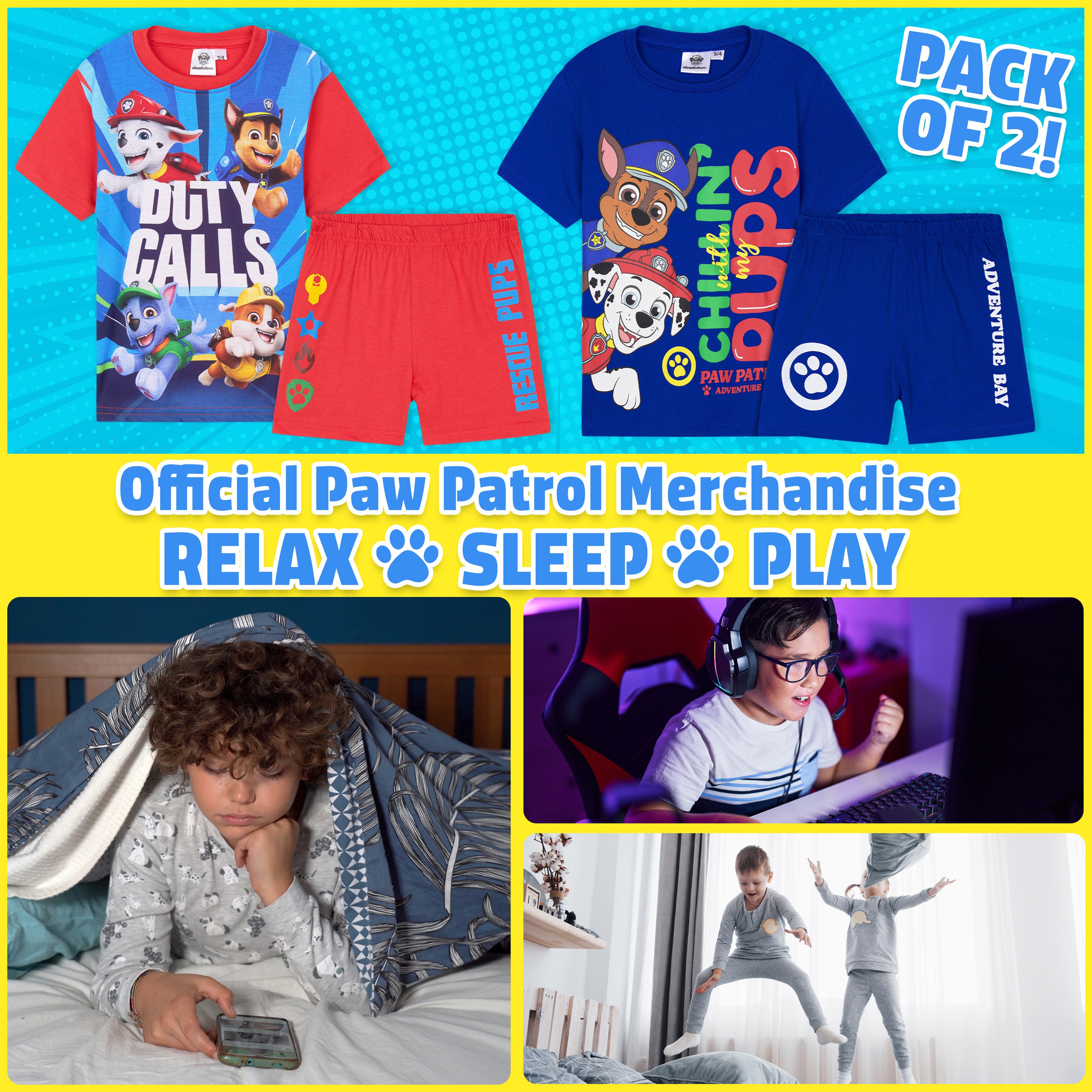 get-trend-boys-pyjama-court-gar-on-5-6-ans-t image 2