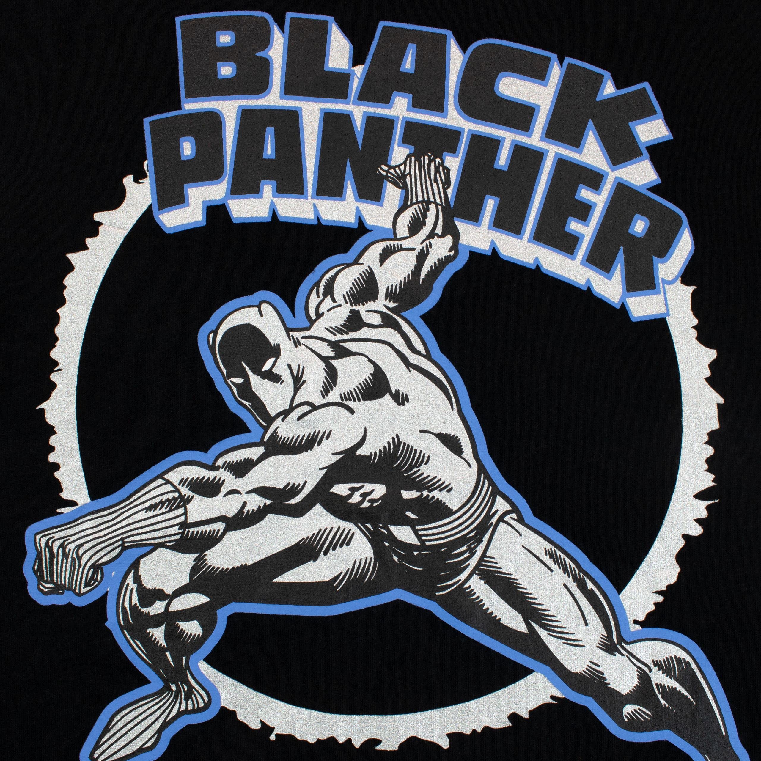 marvel-black-panther-ensemble-t-shirt-short-gar-on-9-10-ans-noir image 3