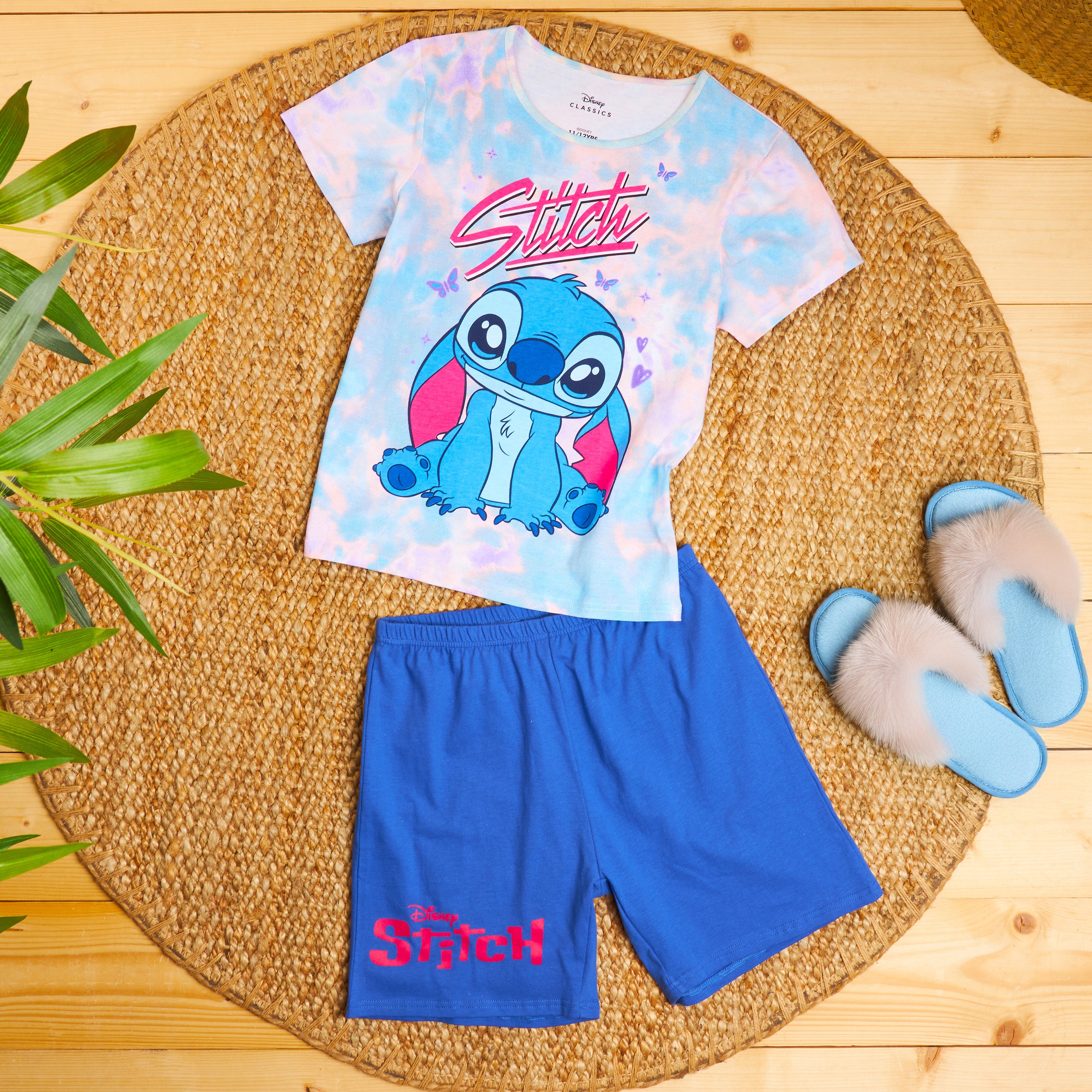 disney-stitch-pyjama-fille-short-manches-courtes-7-14-ans image 5