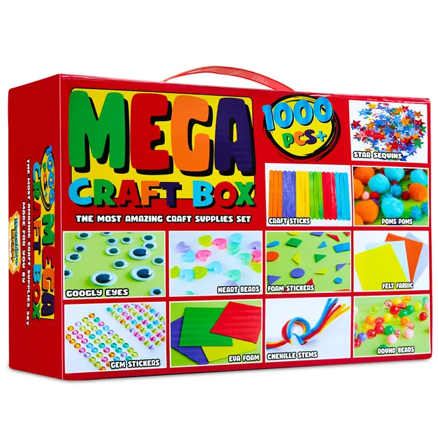 kreativekraft-kit-cr-atif-enfant-1000-pi-ces-loisirs image 1