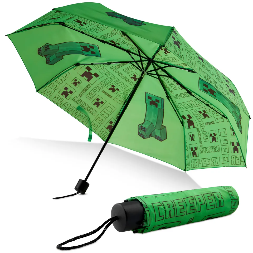 minecraft-parapluie-pliable-enfant-t-lescopique-l-ger-bouton image 1