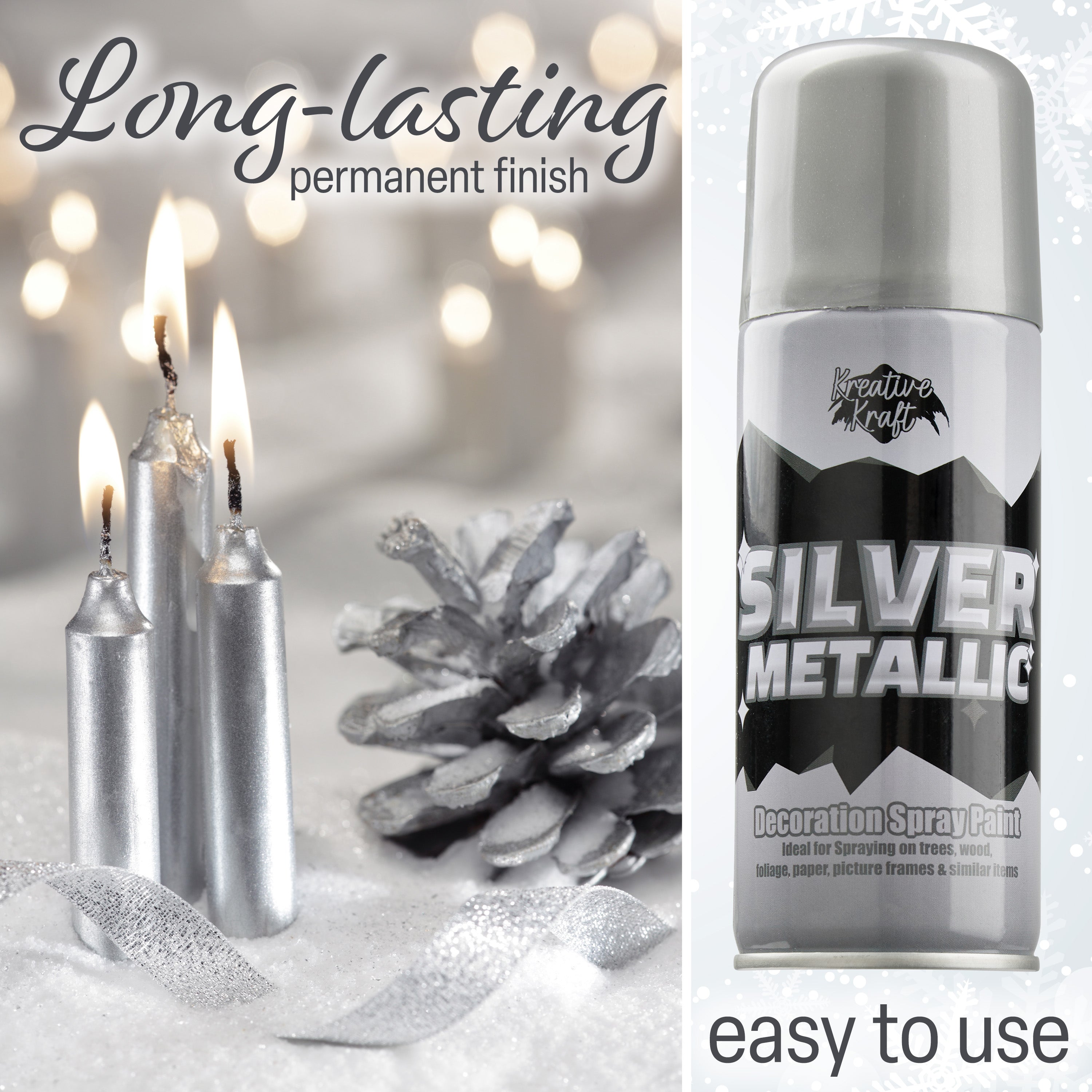 kreativekraft-spray-peinture-argent-m-tallique-250ml-no-l image 4