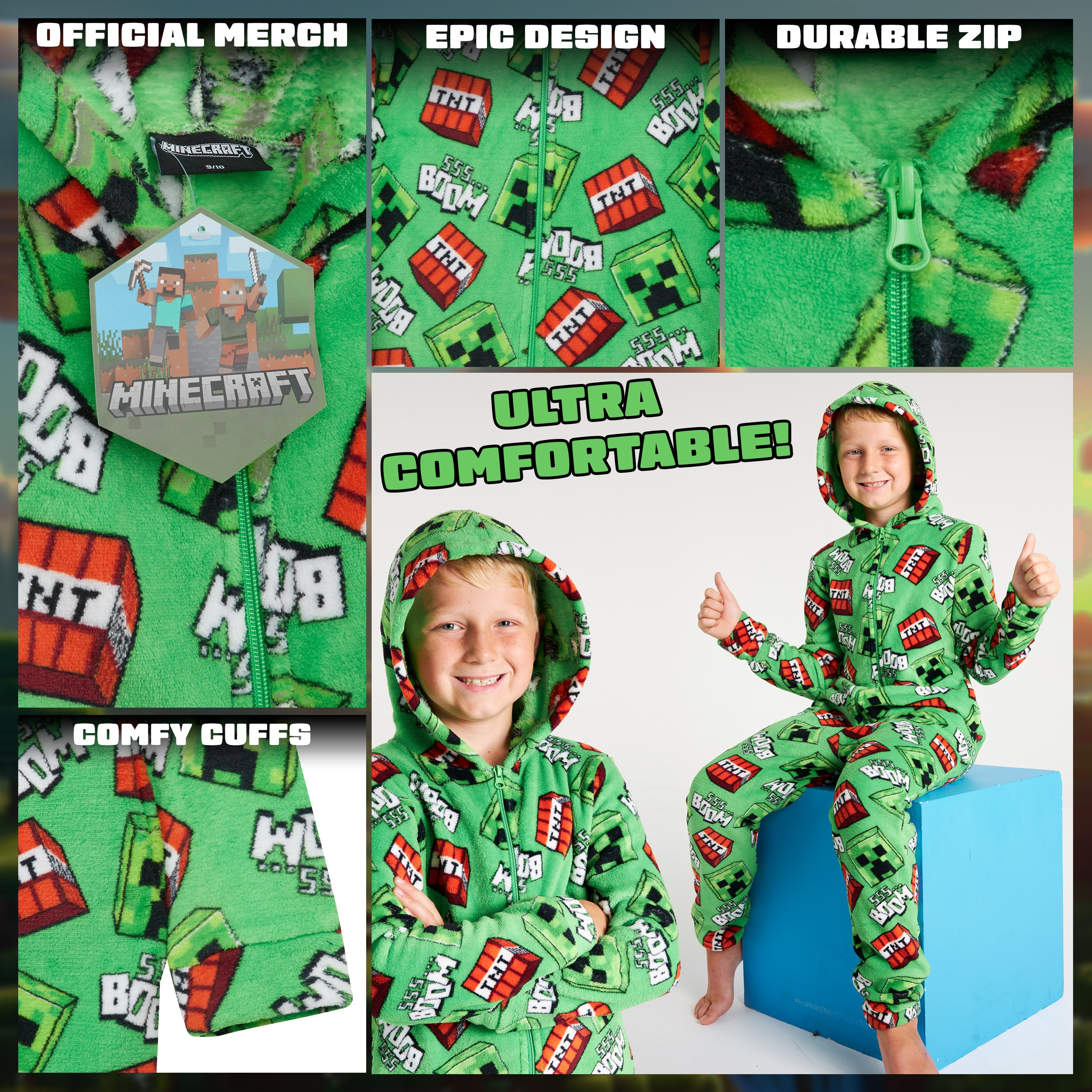minecraft-grenouill-re-polaire-gar-on-capuche-11-12-ans image 4