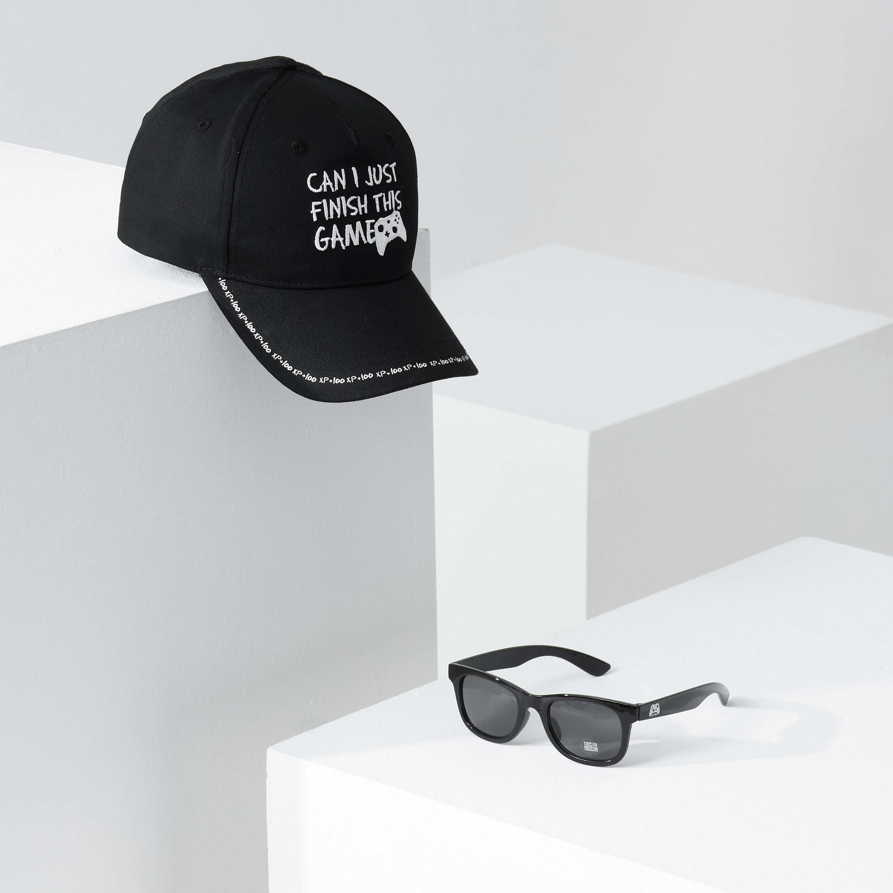 citycomfort-casquette-gar-on-gamer-lunettes-soleil-uv-lot image 2