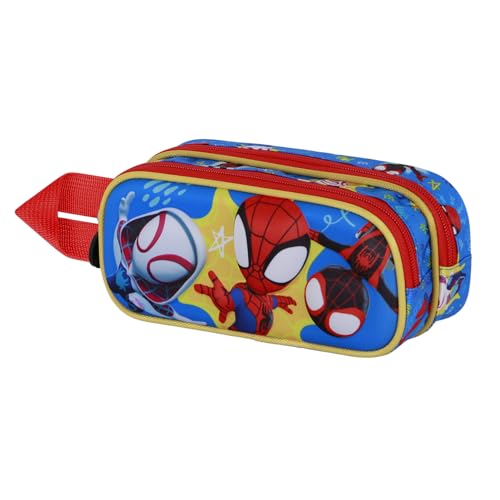 marvel-spiderman-amazing-trousse-3d-double-rouge-22-cm image 4