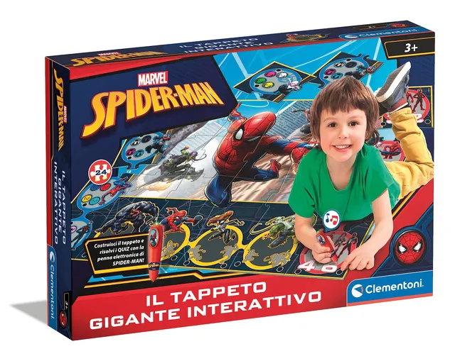 marvel-spiderman-tapis-puzzle-24-pi-ces-stylo-3-ans image 1