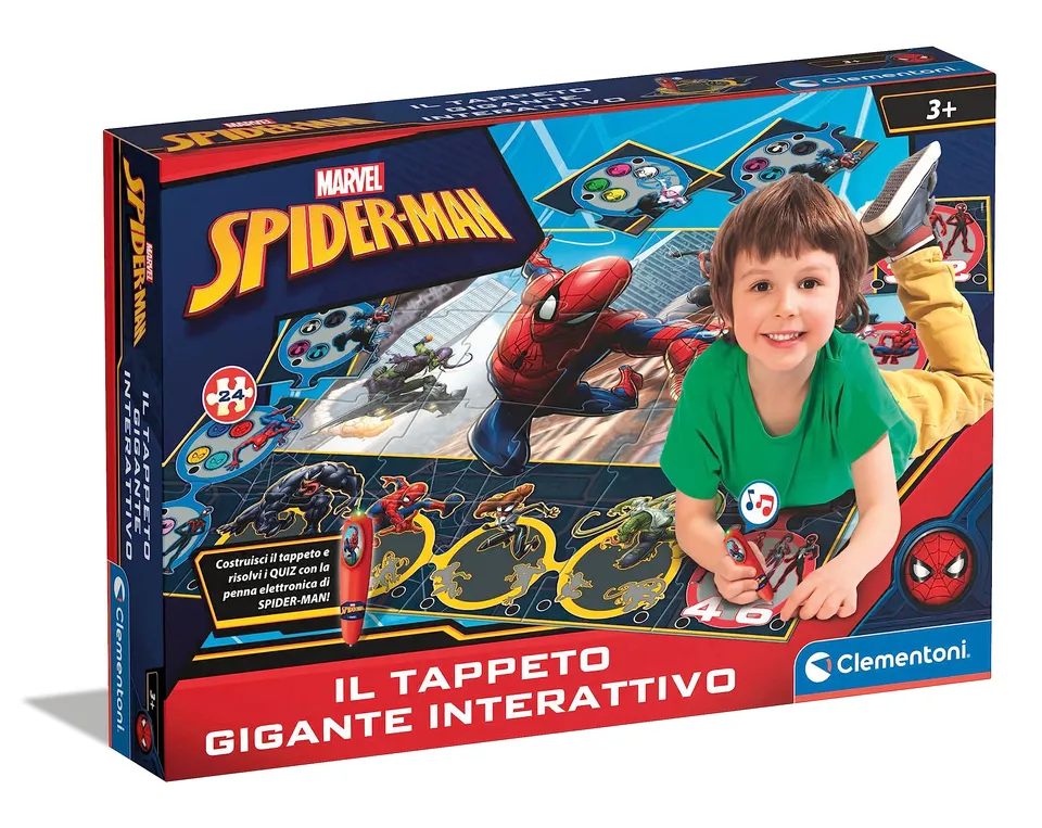 marvel-spiderman-tapis-puzzle-24-pi-ces-stylo-3-ans image 1