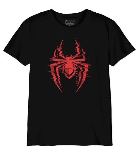 marvel-t-shirt-gar-on-12-ans-noir-super-h-ros image 4